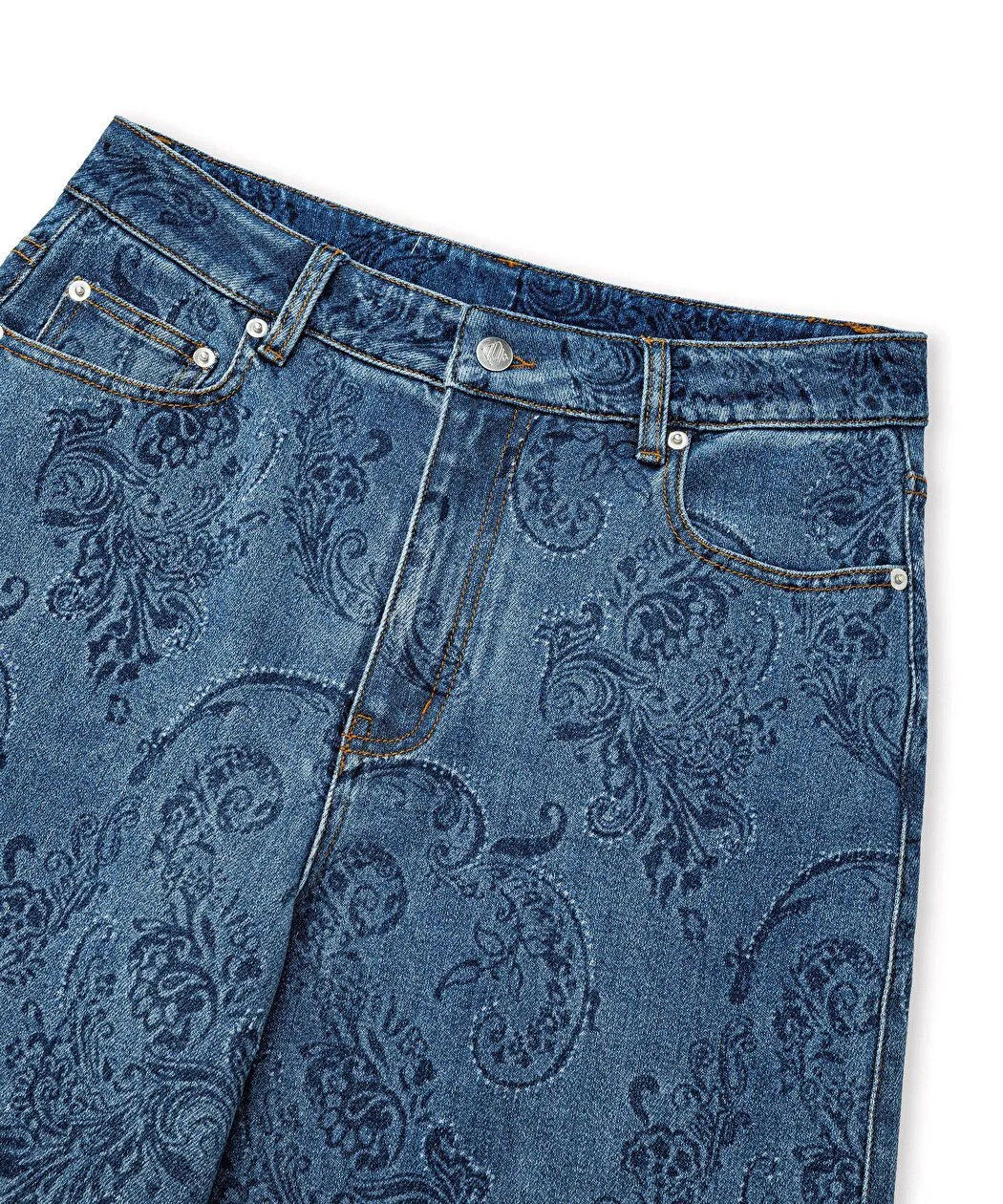 Mavi Etnik Desen Baskılı Jean Pantolon Is1260018038ac7 | Ipekyol