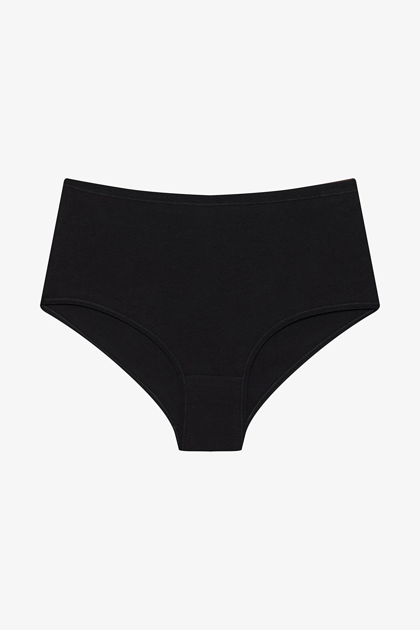 Siyah Pamuklu Yüksek Bel 3'lü Slip Külot