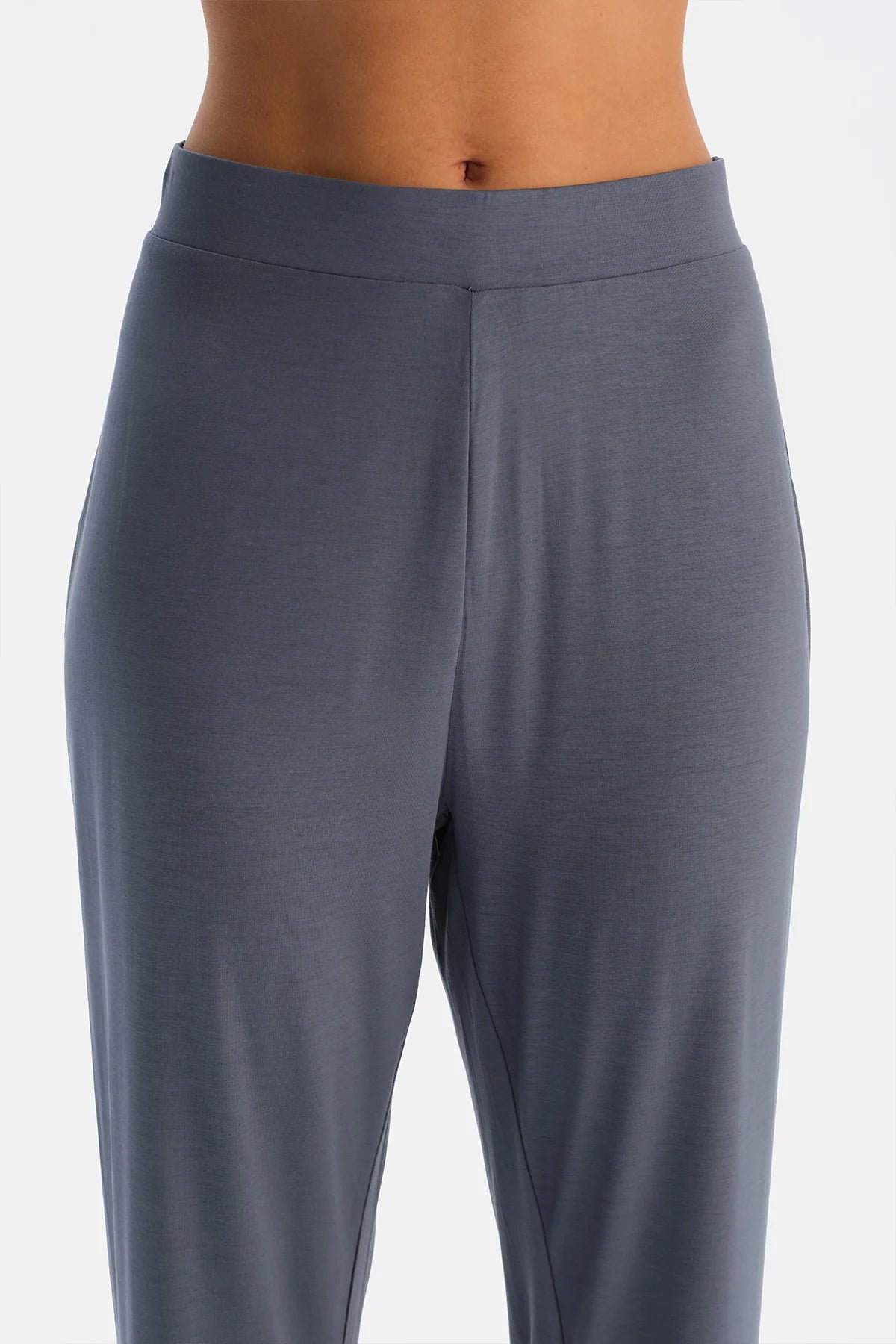 Indigo Kısa Kollu V Yaka Modal Cool Touch Tişört Pantolon Pijama Takım