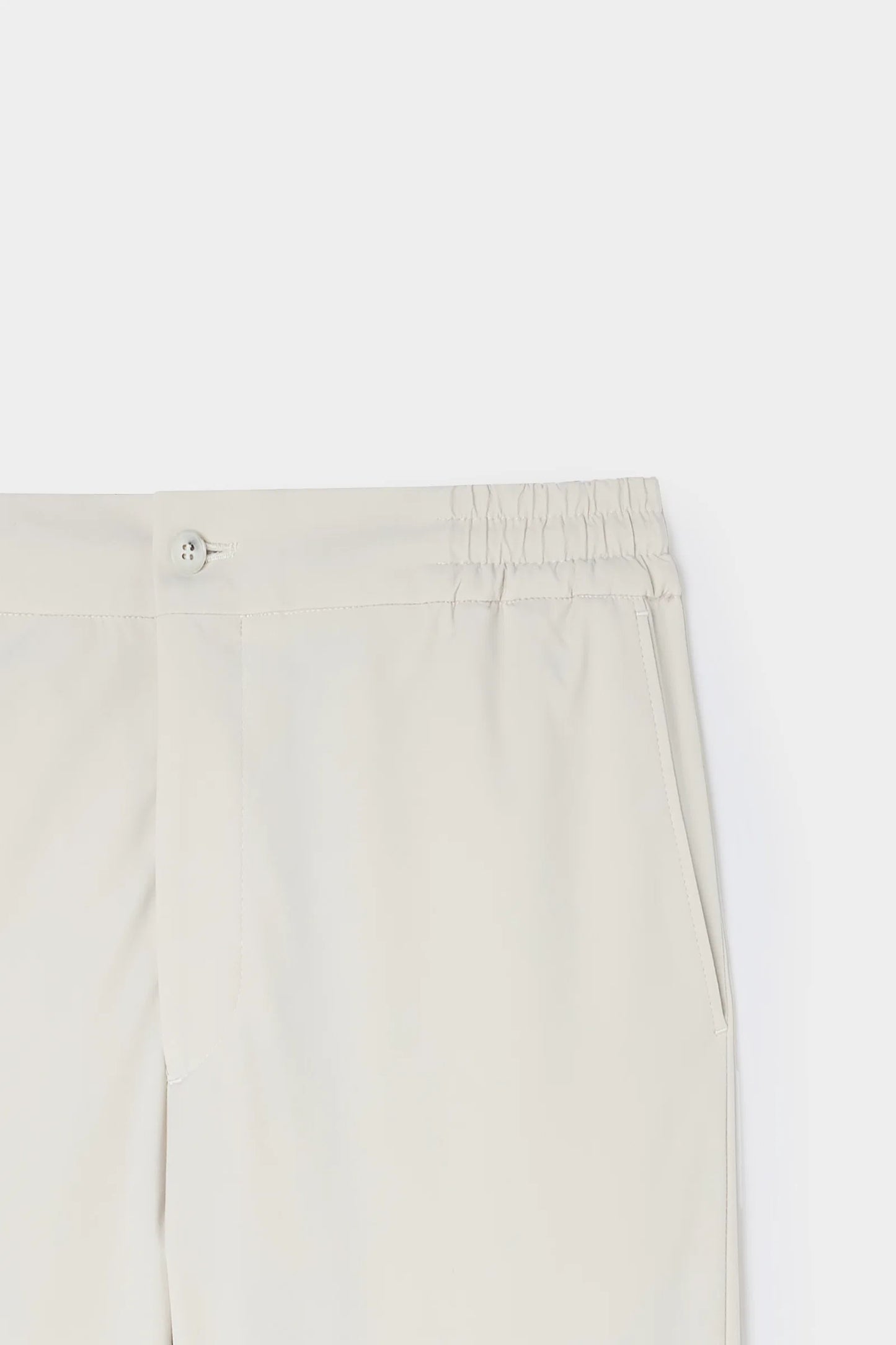 Damat Comfort Fit Bej Düz Kumaş Pantolon