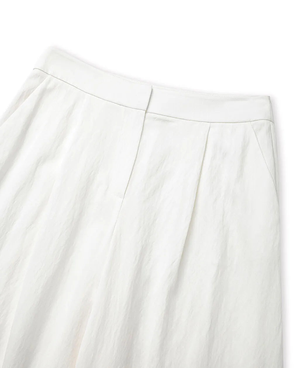 Ekru Kırışık Efektli Wide Leg Pantolon Is1260003183082 | Ipekyol