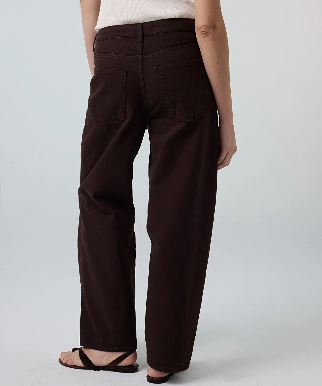 Kahverengi Barrel Fit Jean Pantolon Is1260018080074 | Ipekyol