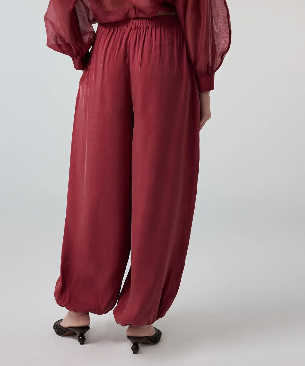 Pembe Cepli Balon Fit Pantolon Is1260003184026 | Ipekyol