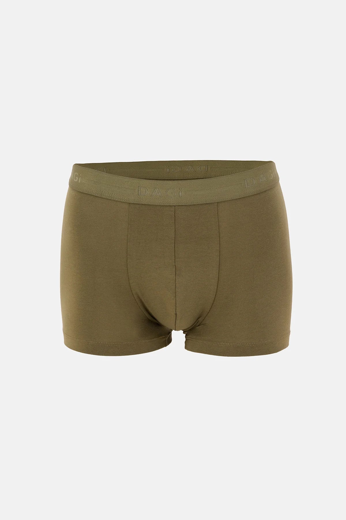 Haki-yeşil 5210 2'li Desenli Pamuk Boxer