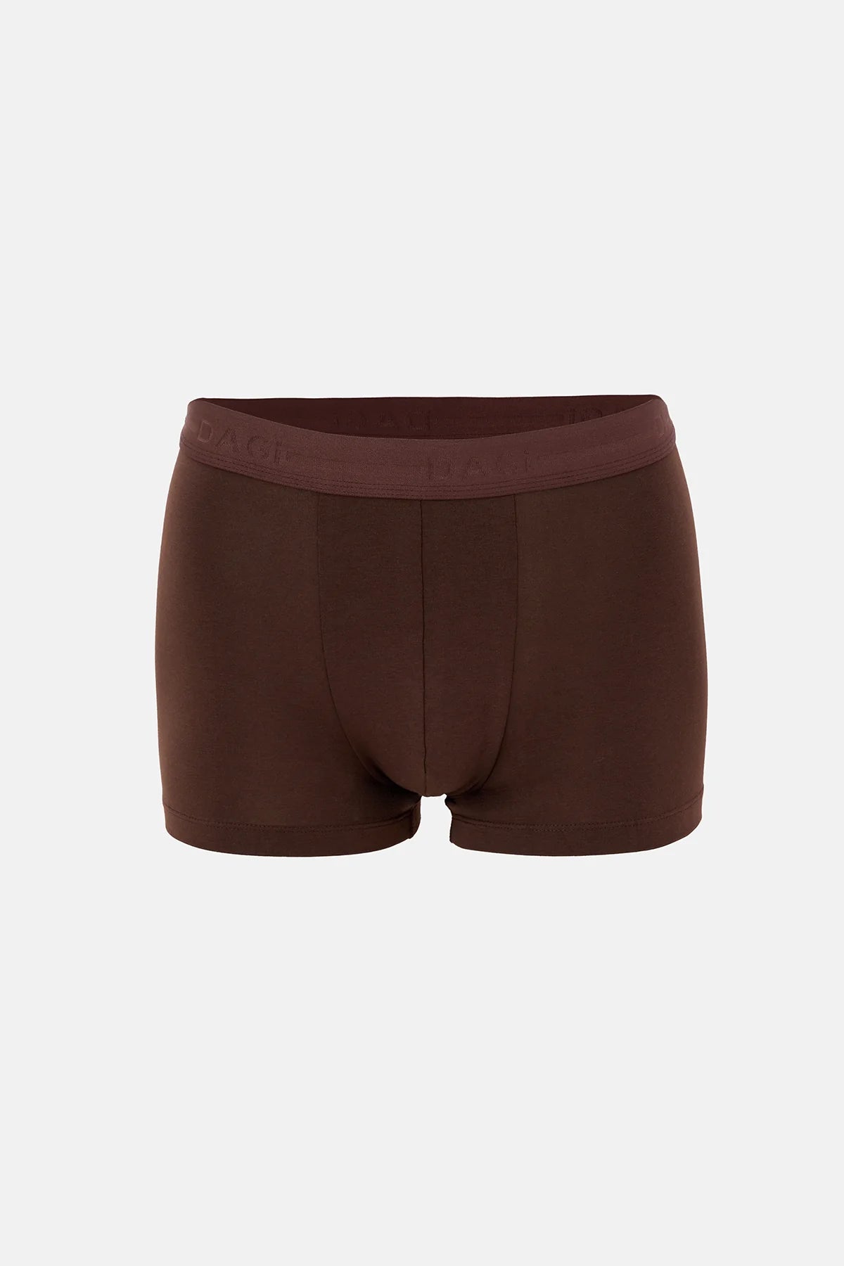 Kahverengi 5210 2'li Desenli Pamuk Boxer