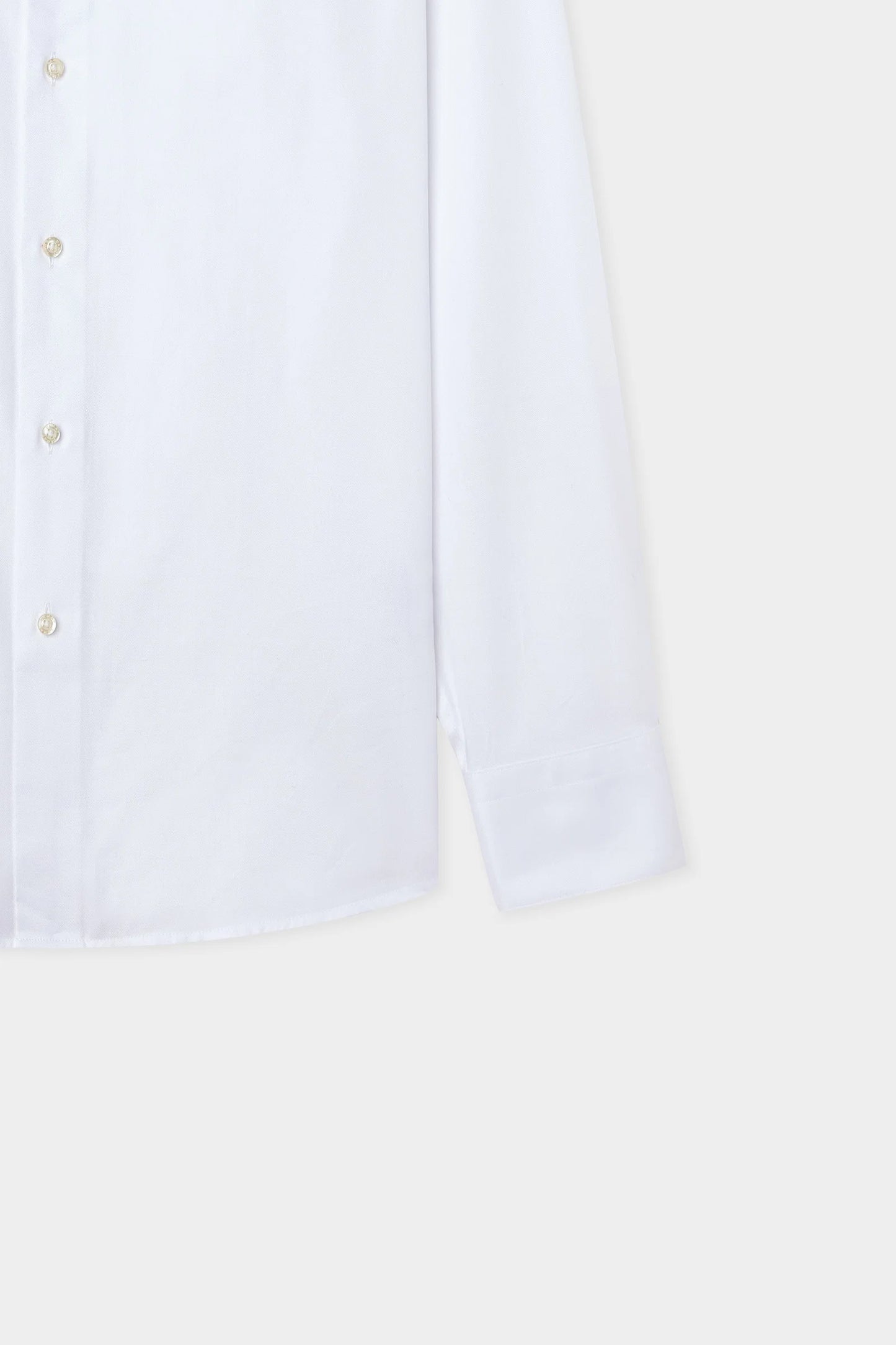 Damat Slim Fit Beyaz Gabardin Gömlek