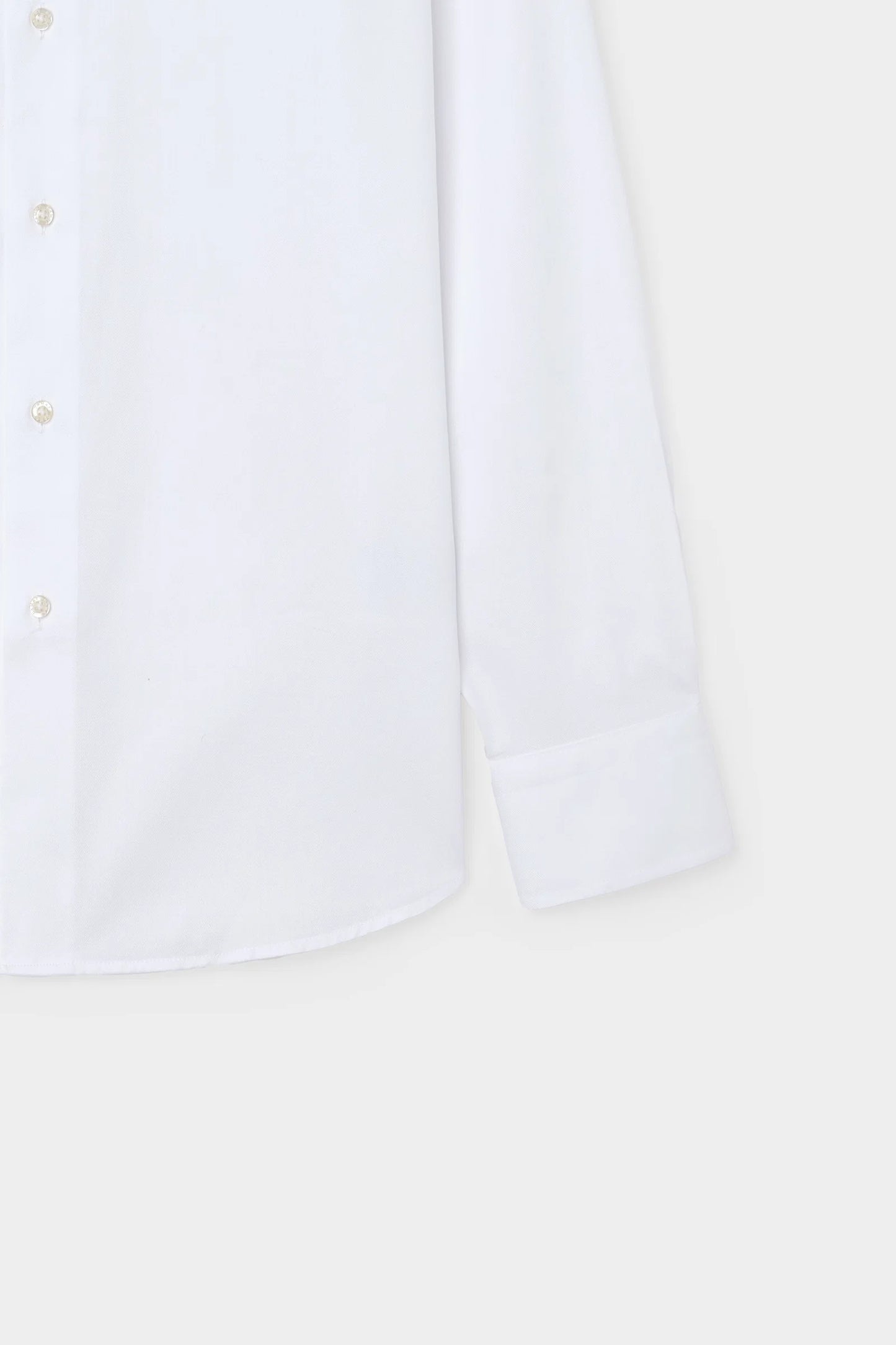 Damat Slim Fit Beyaz Gabardin Gömlek