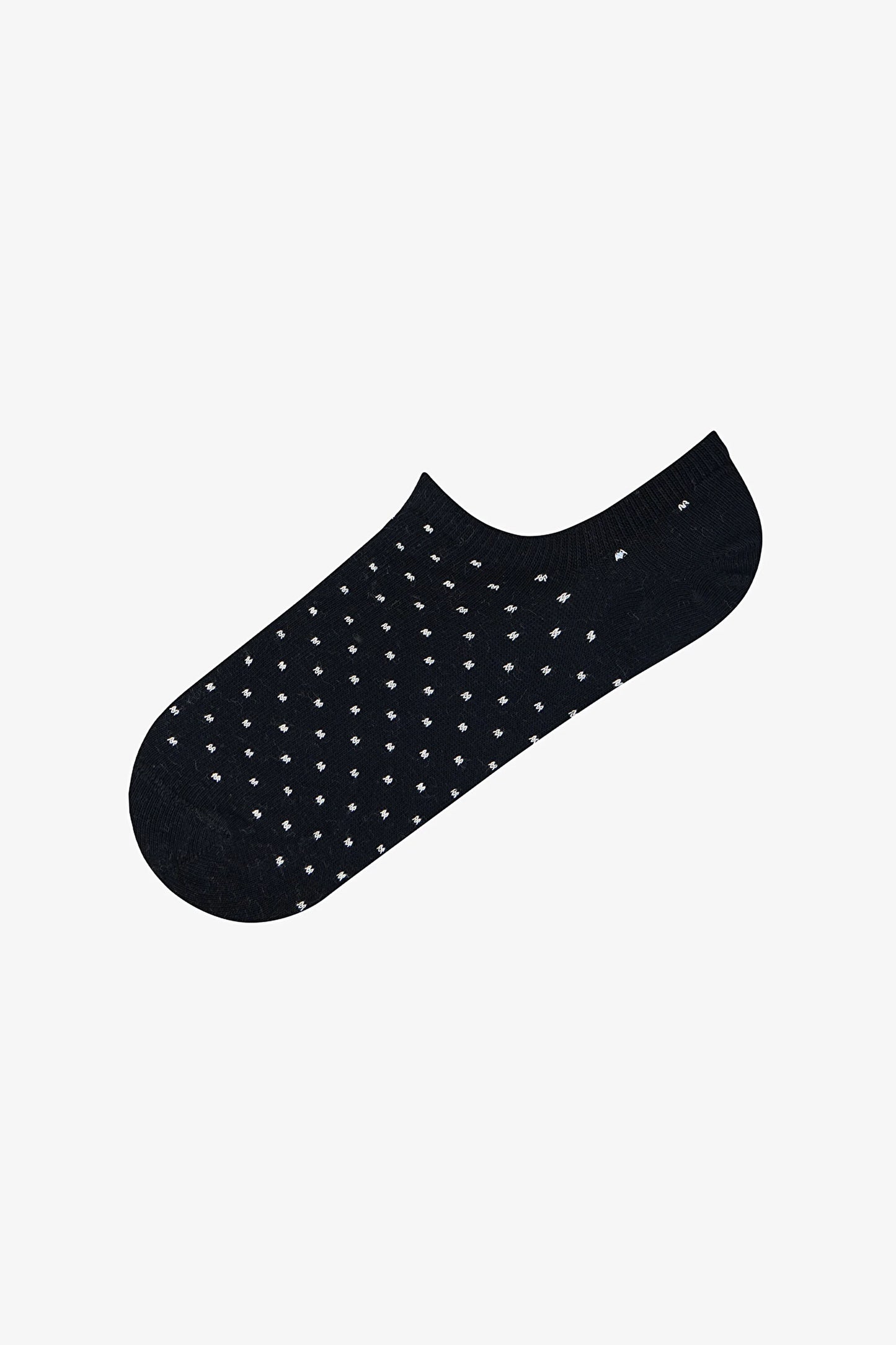 3 Çift Burun Dikişsiz Puantiye Ve Çizgi Desenli Sneaker Çorap