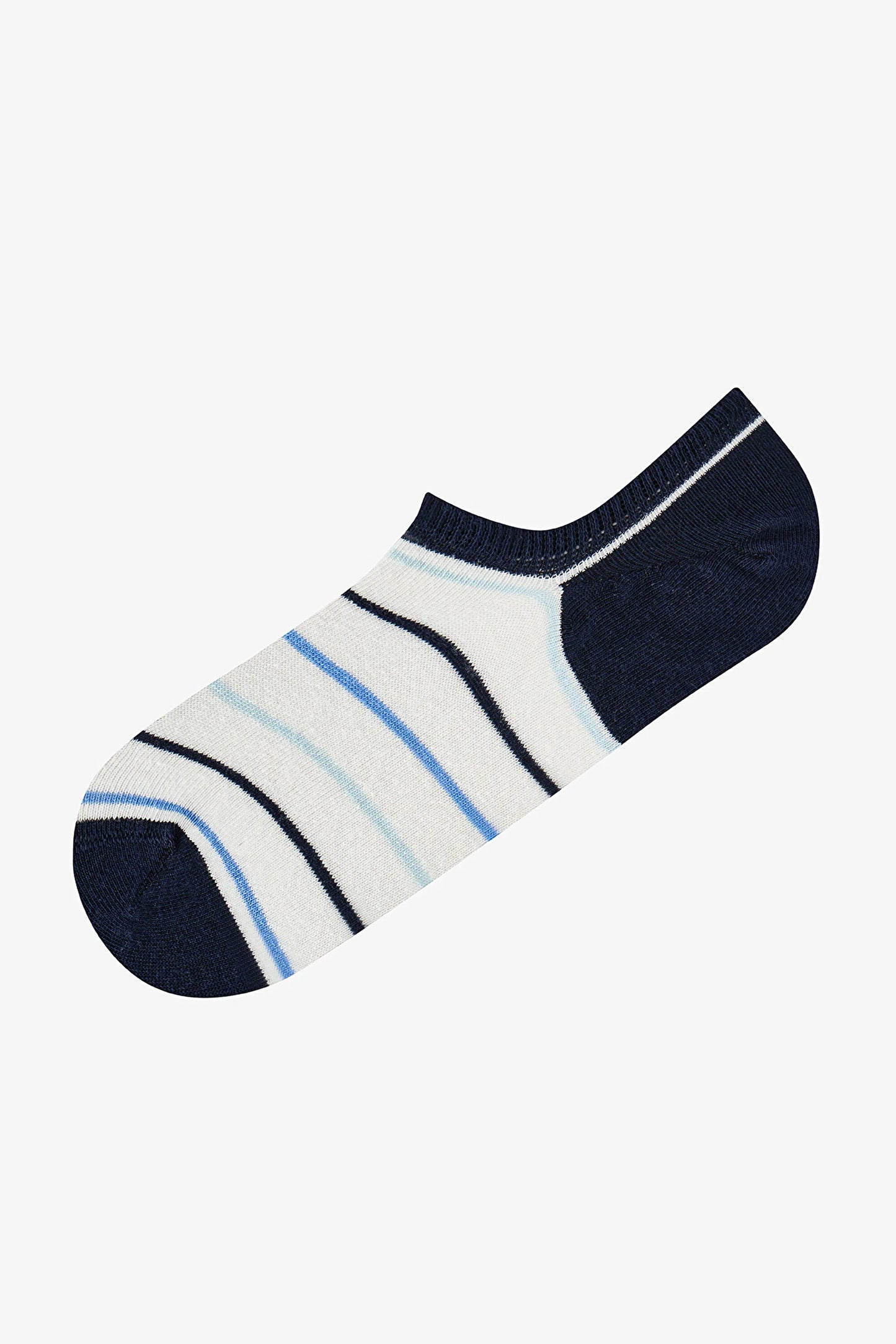 Erkek Renkli Ocean Lines 3'lü Sneaker Çorabı