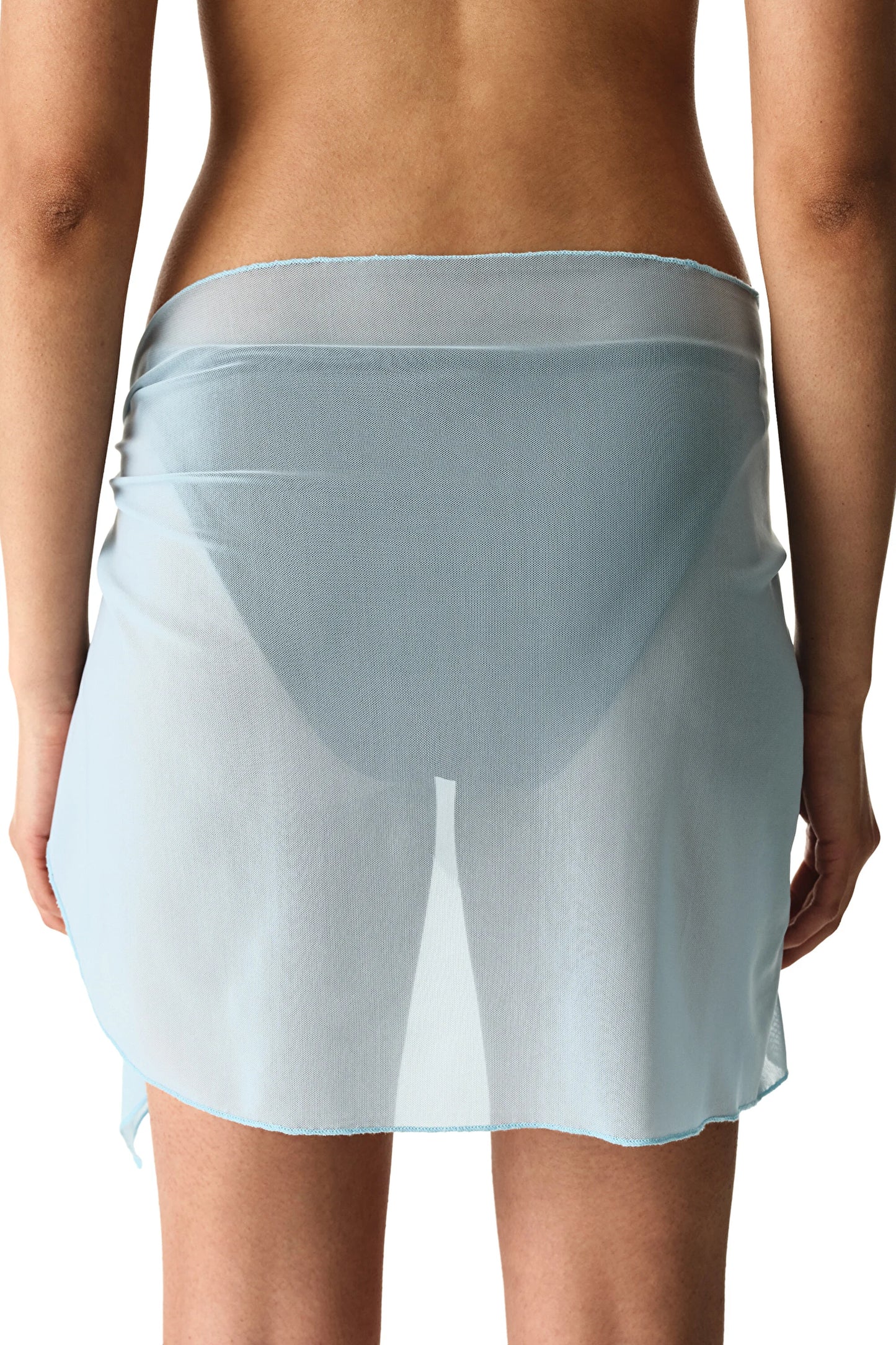 Pastel Mavi Jolie Mesh Pareo