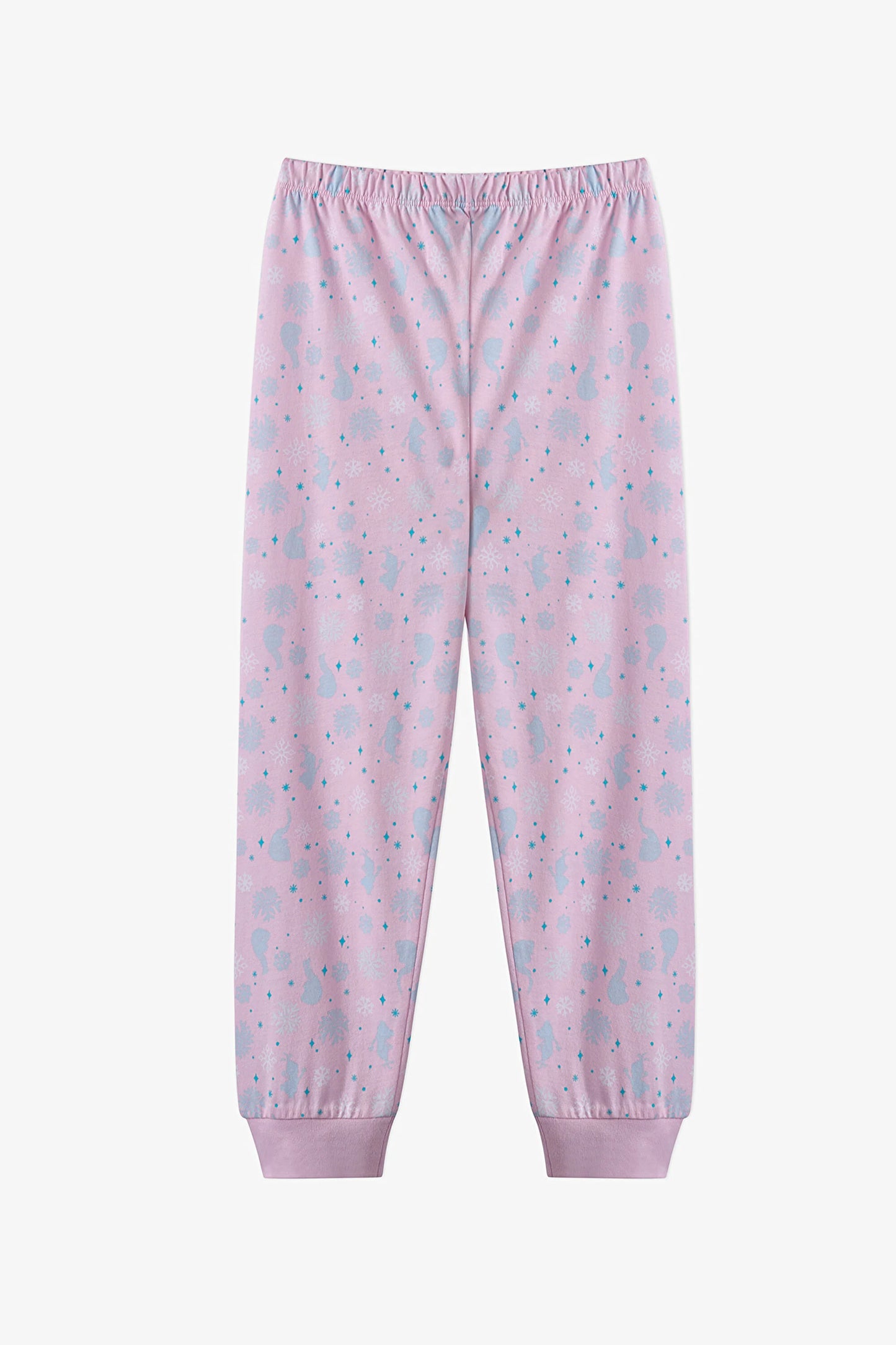 Açık Pembe Kız Çocuk Lic Frozen Pamuklu Pijama Takımı