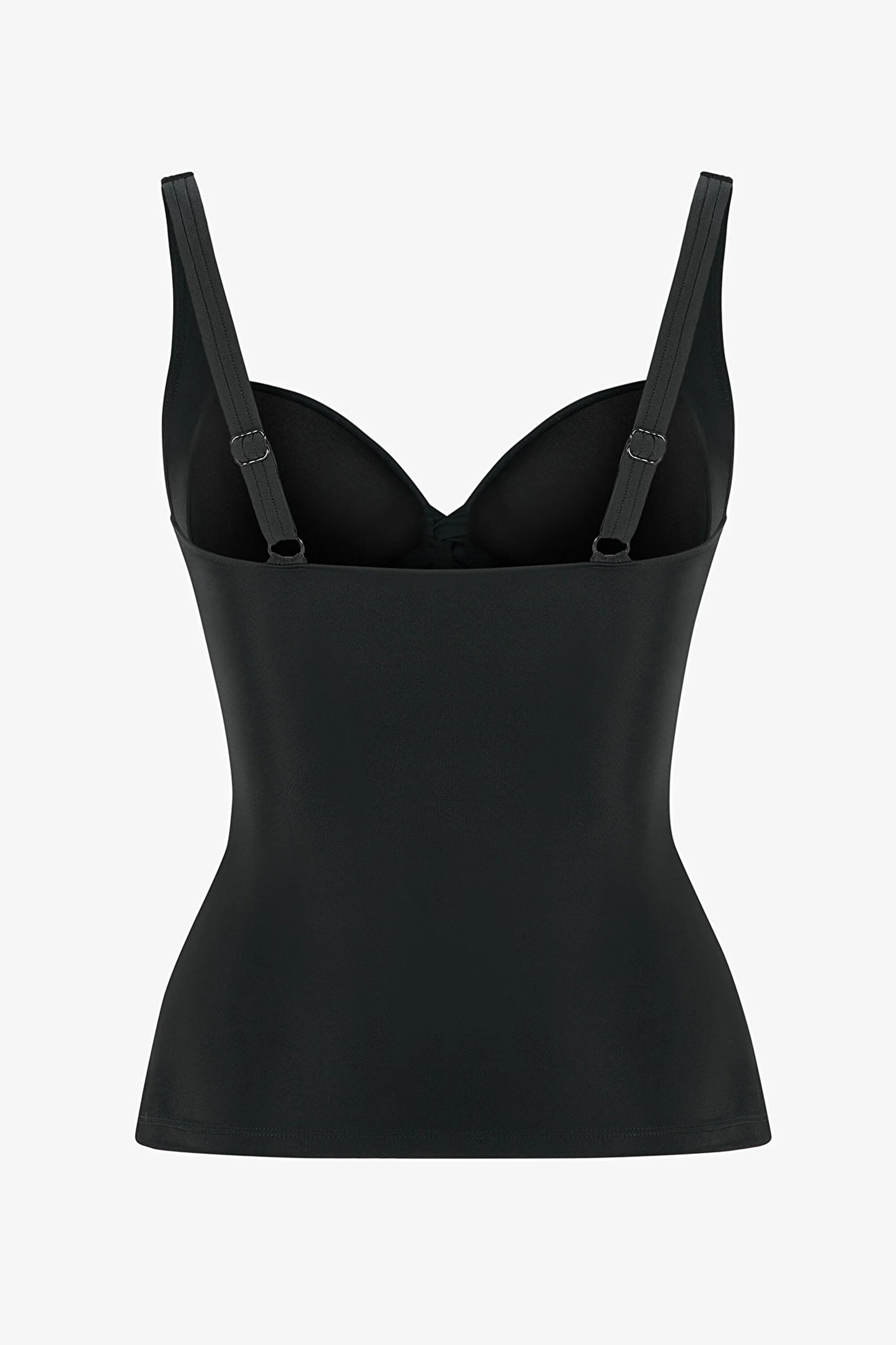 Siyah Büzgülü Bikini Üstü