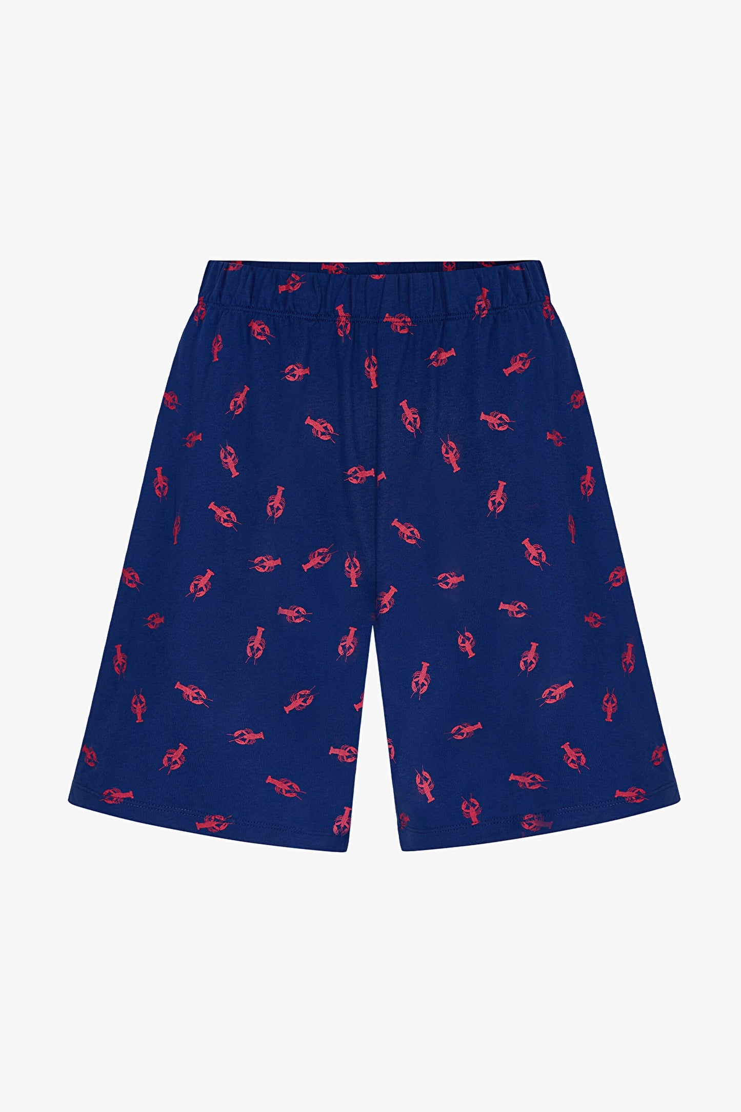 Erkek Renkli Lobster Tower Şortlu Pijama Takımı
