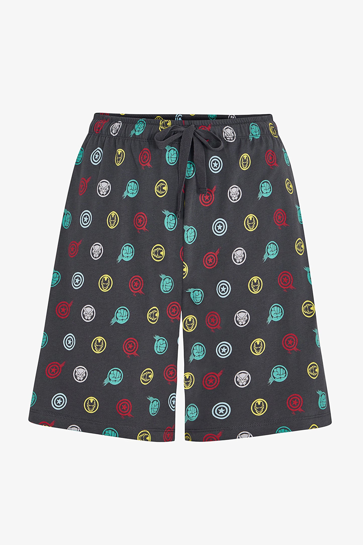 Erkek Renkli Lic-avengers Şortlu Pijama Takımı