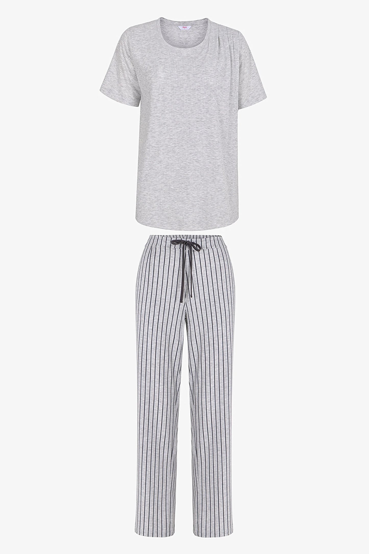 Açık Gri Mama Cozy Day Pantolon Pijama Takımı