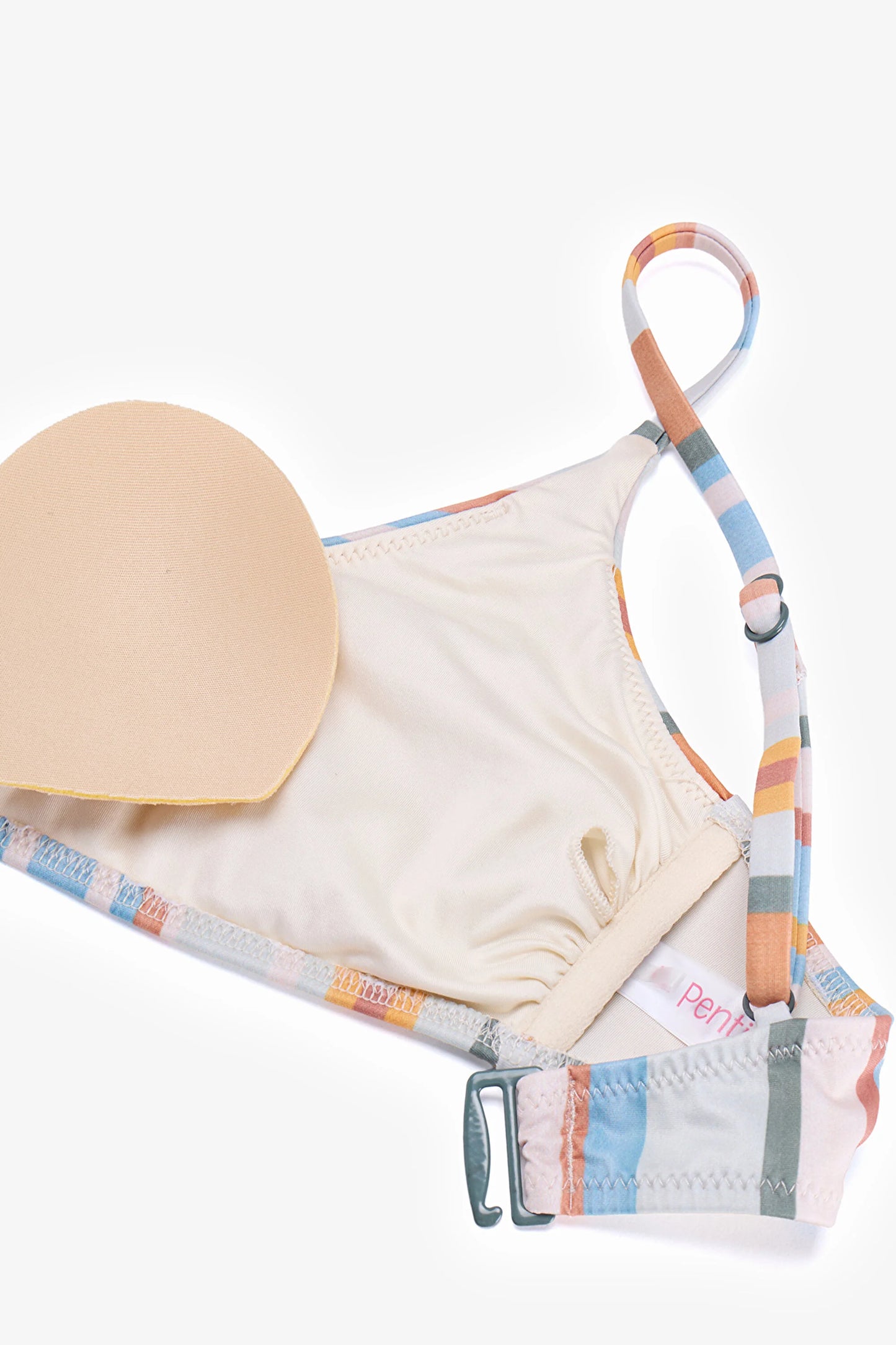 Renkli Kourtney Minimal Bra Bikini Üstü