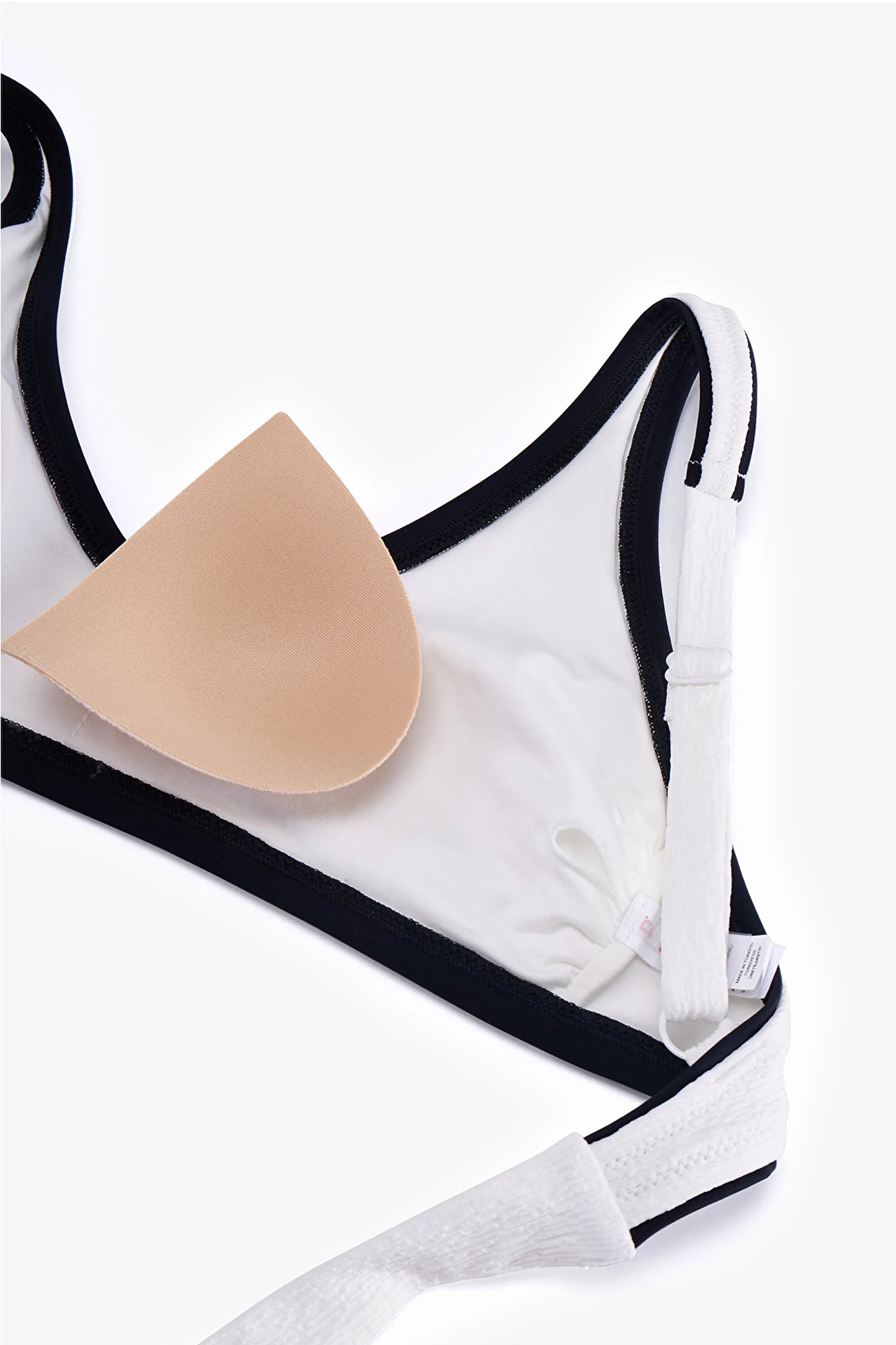 Ekru Nadia Bra Bikini Üstü