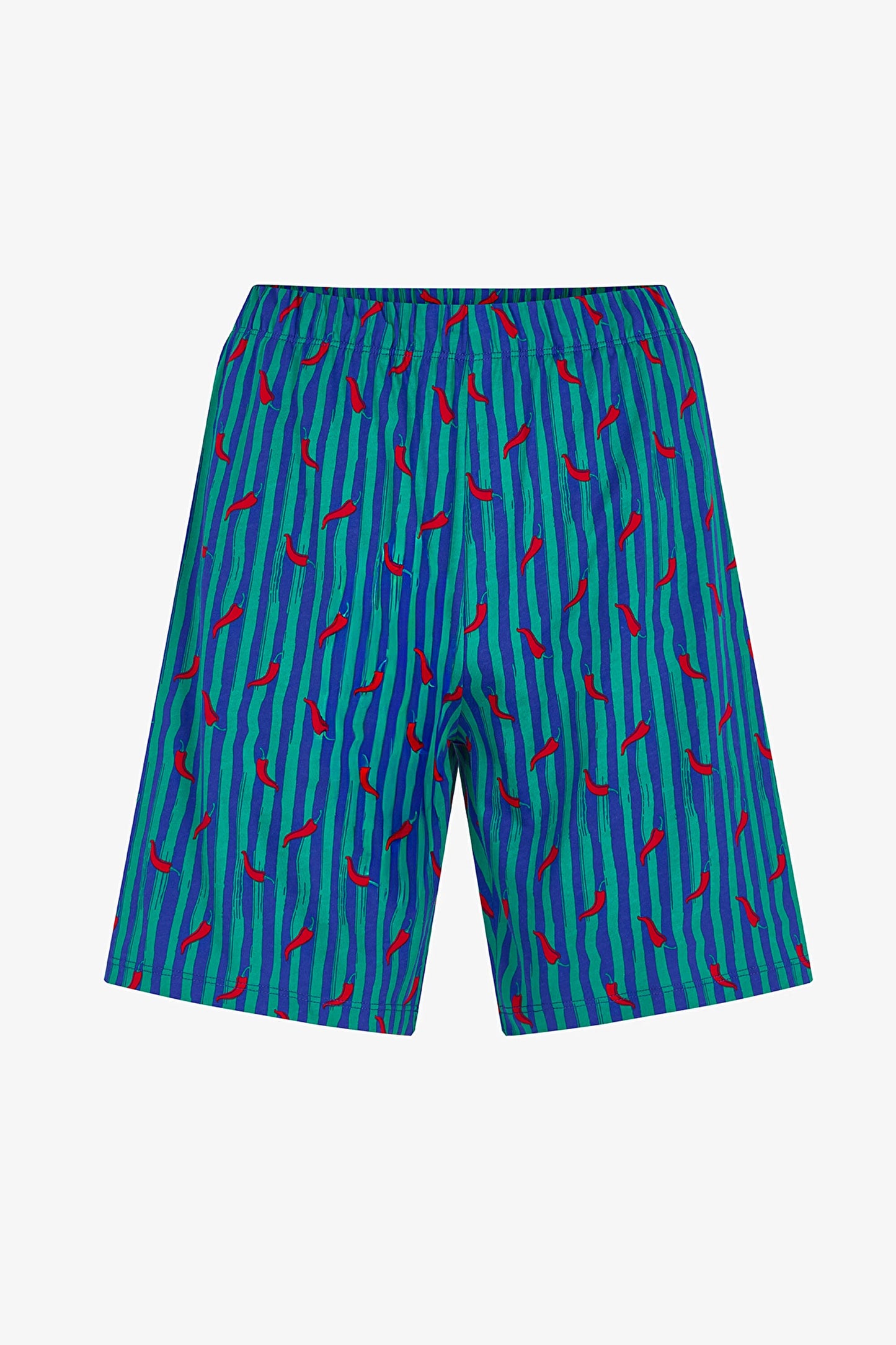 Erkek Renkli Spicy Life Şortlu Pijama Takımı