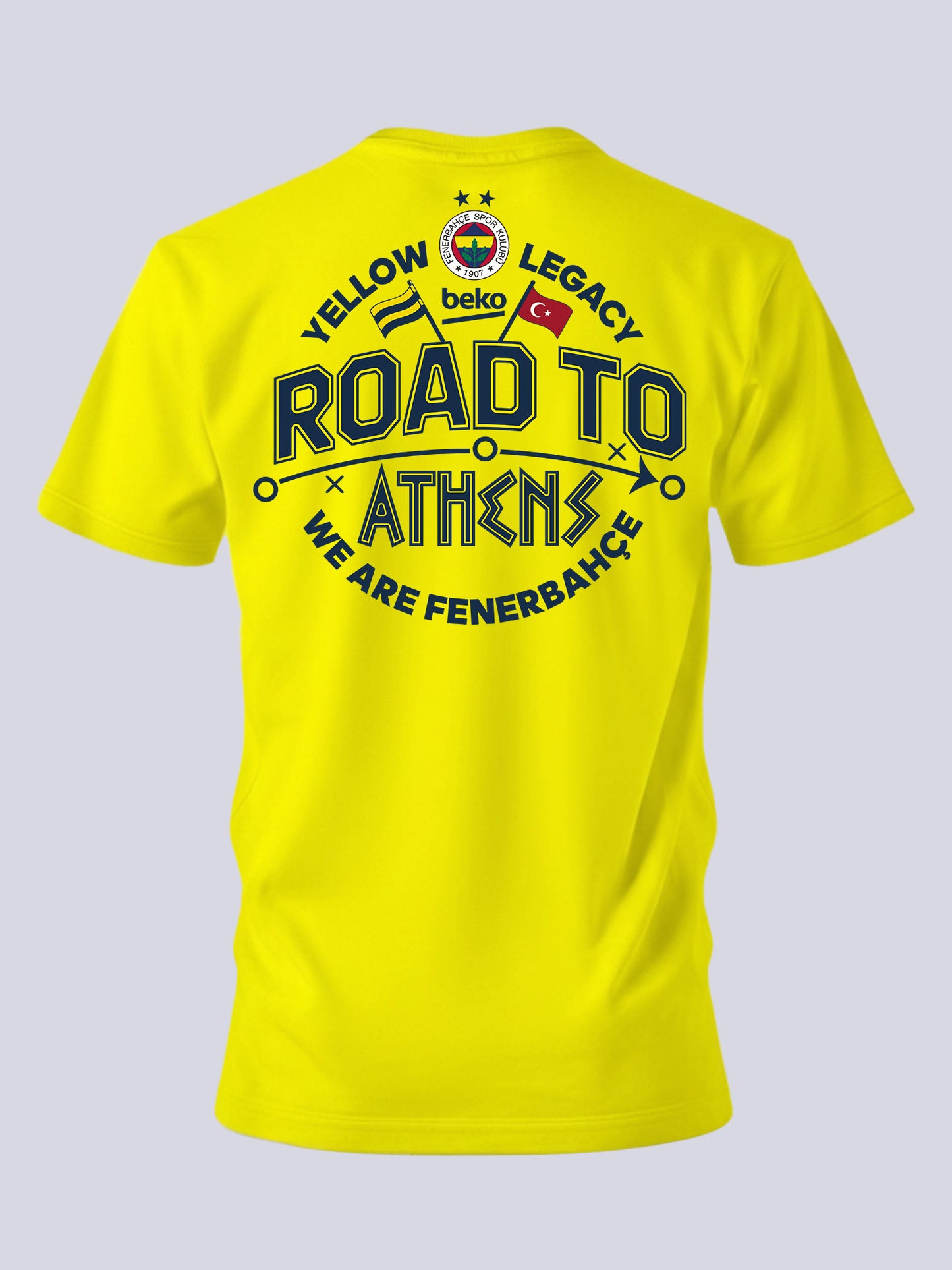 Fenerbahçe Sarı Basketbol Final Four 2026 Tshirt