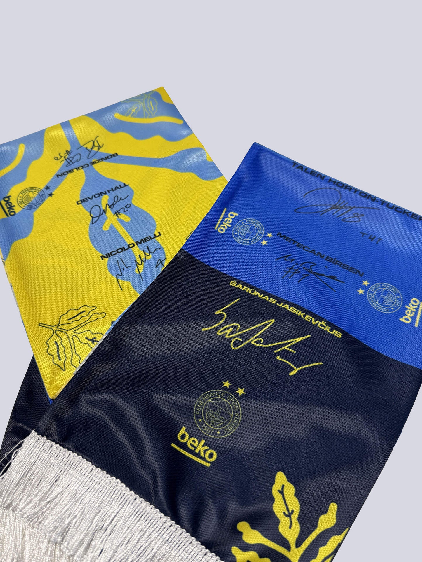 Fenerbahçe Lacivert Basketbol Imzalı Unisex Şal
