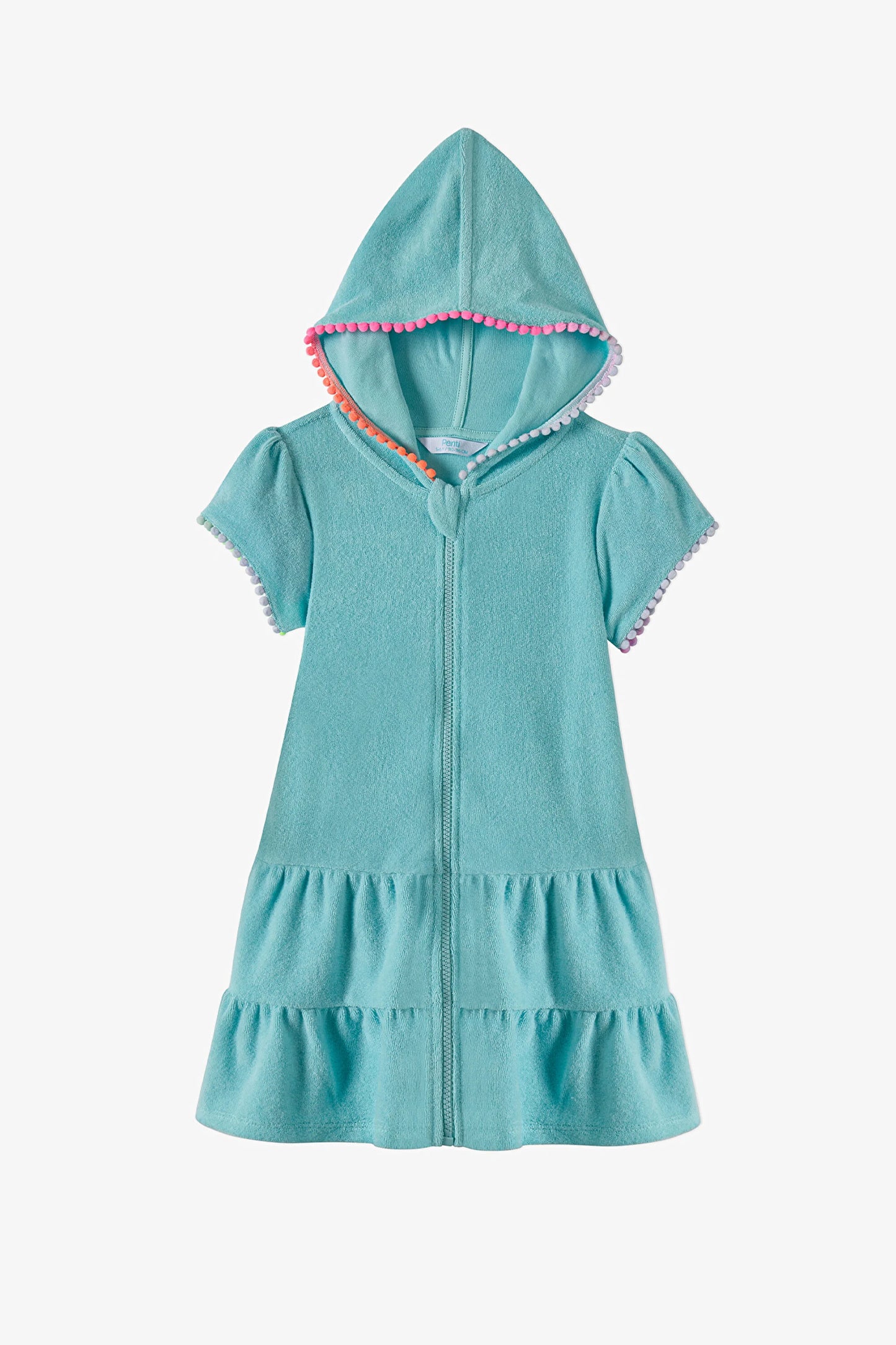 Kız Çocuk Sweet Pastel Mint Towel Kaftan
