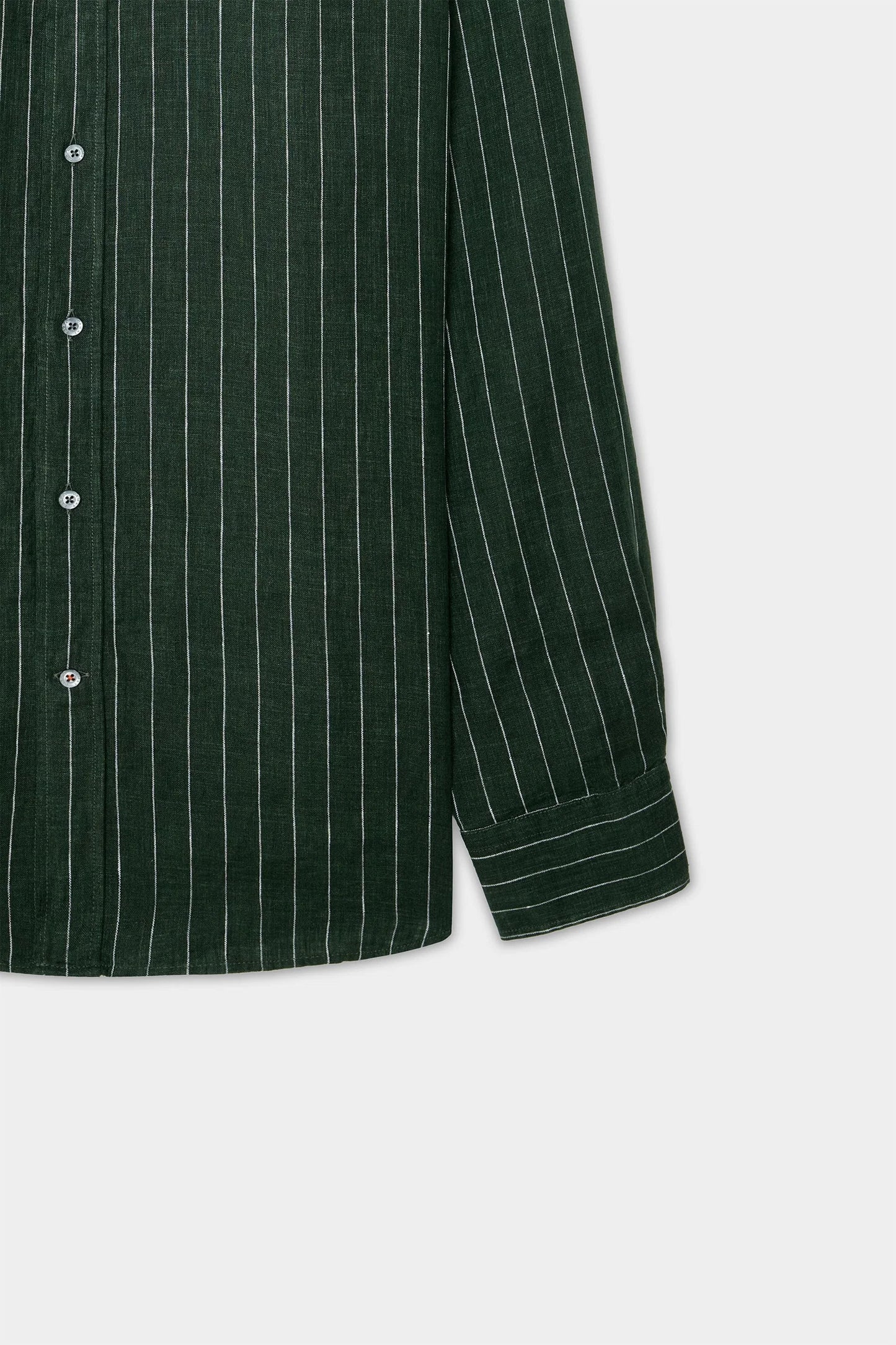 Damat Comfort Yeşil Çizgili Gömlek