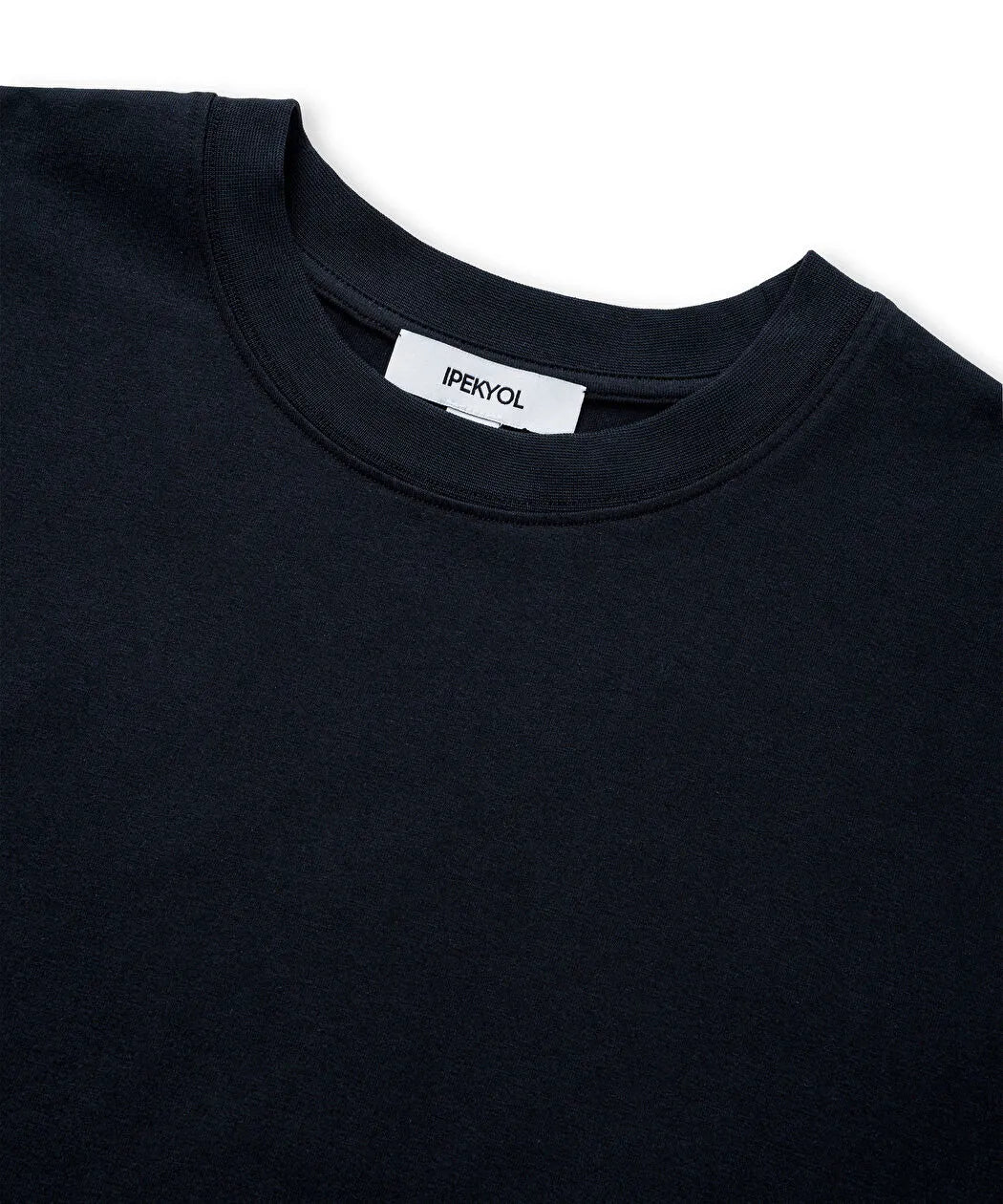 Siyah Bisiklet Yaka Basic Tişört Iw6260070184001 | Ipekyol