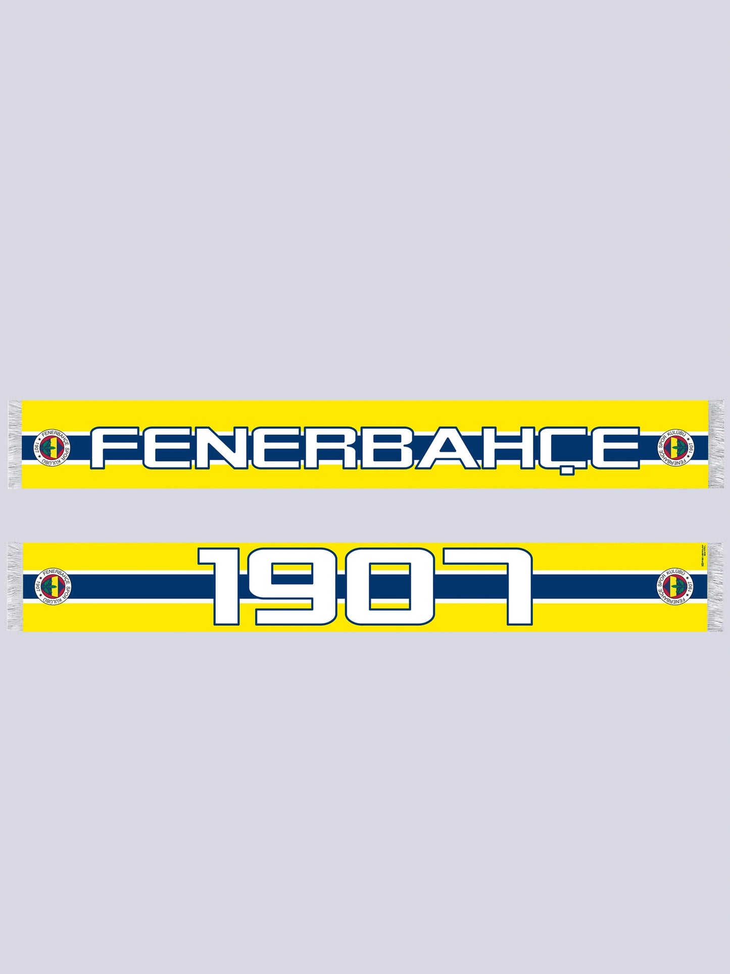Fenerbahçe Sarı Lacivert 1907 Unisex Şal