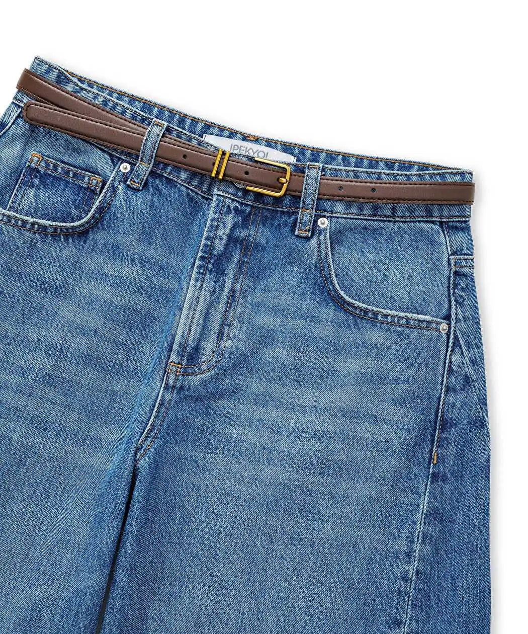 Mavi Kemerli Barrel Fit Jean Pantolon Iw6260018038629 | Ipekyol