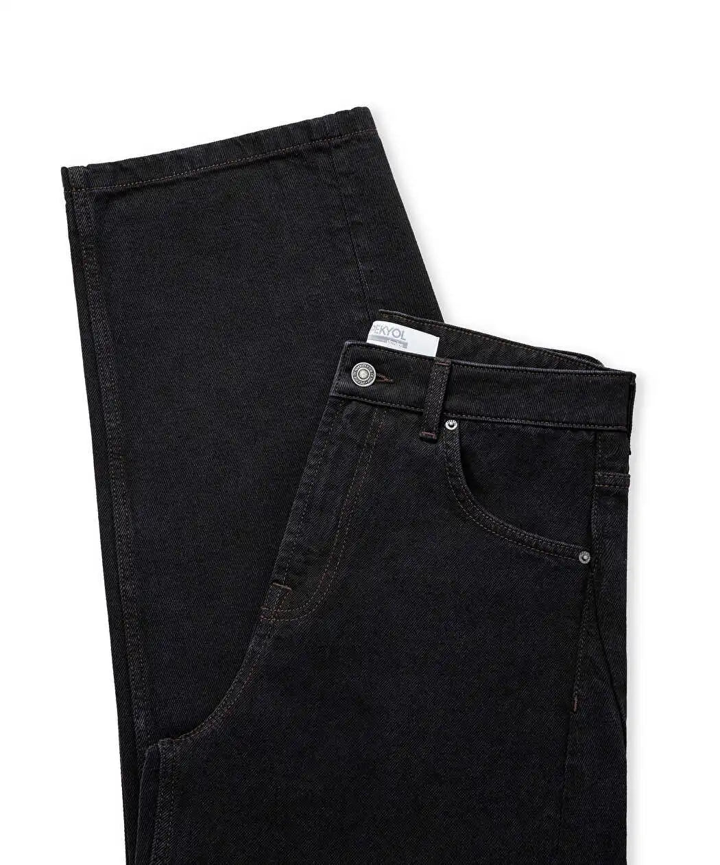 Kahverengi Barrel Fit Jean Pantolon Iw6260018033006 | Ipekyol