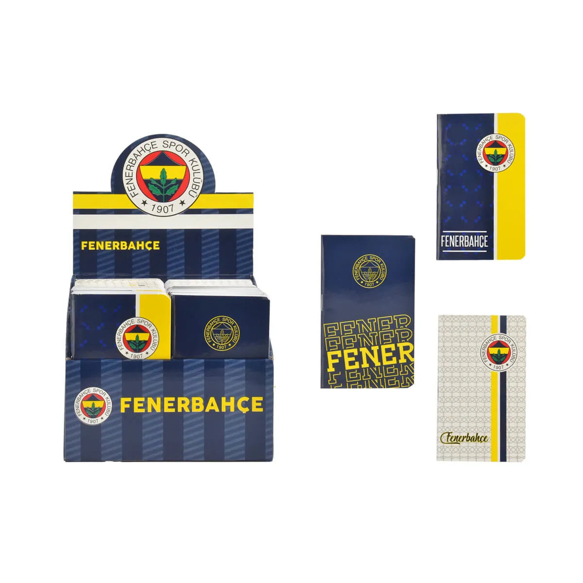 Fenerbahçe Tel Dikişli Defter 8x13 Karton
