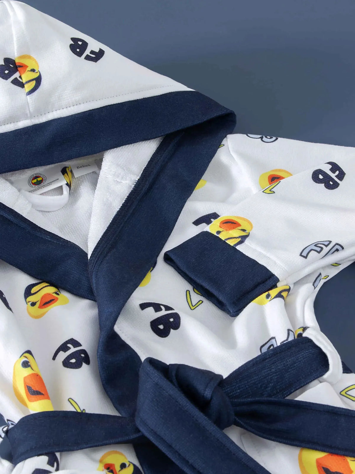 Fenerbahçe Beyaz Yellow Bebek Bornoz