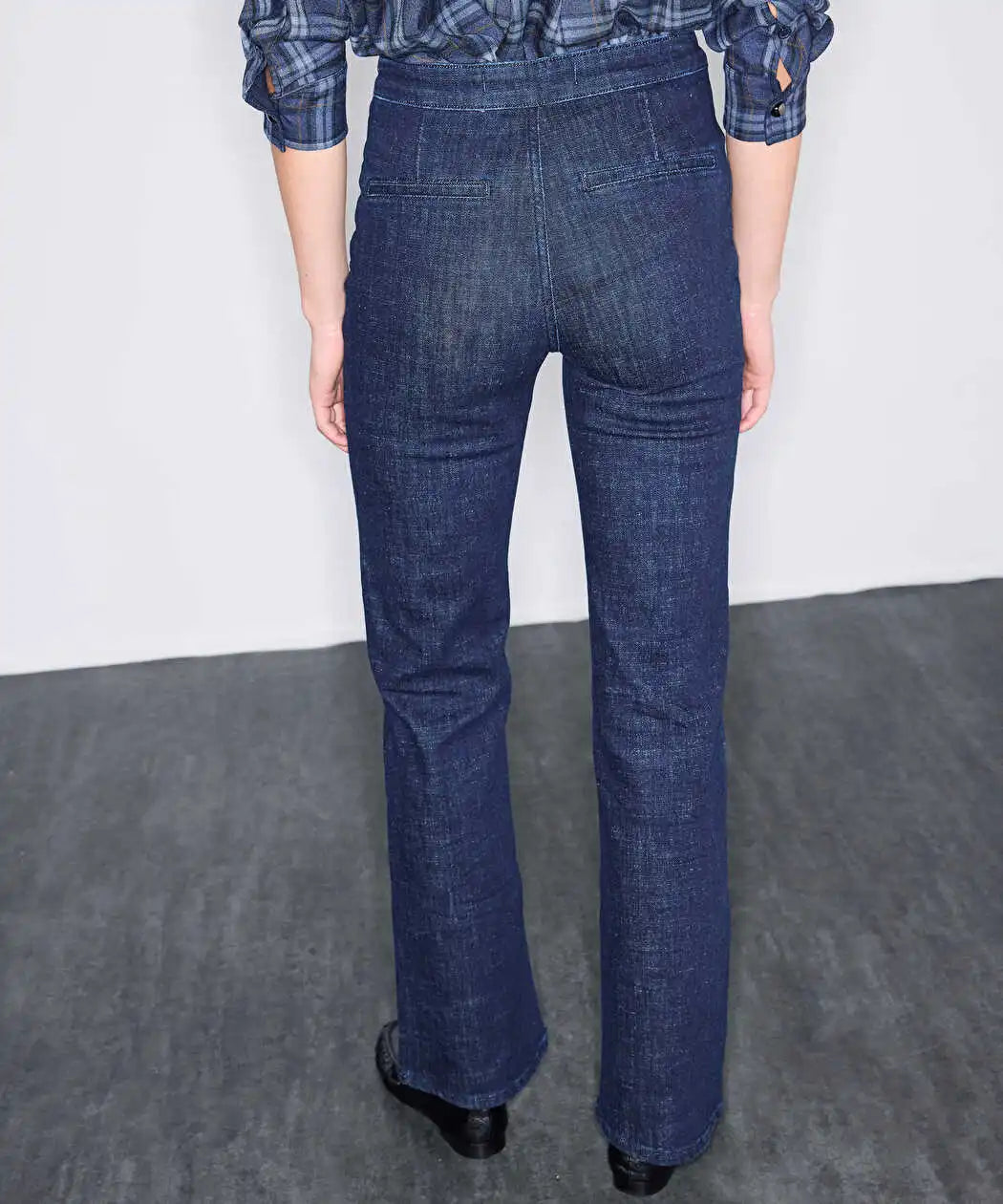 Lacivert Yüksek Bel Straight Fit Jean Pantolon Iw6260018056015 | Ipekyol