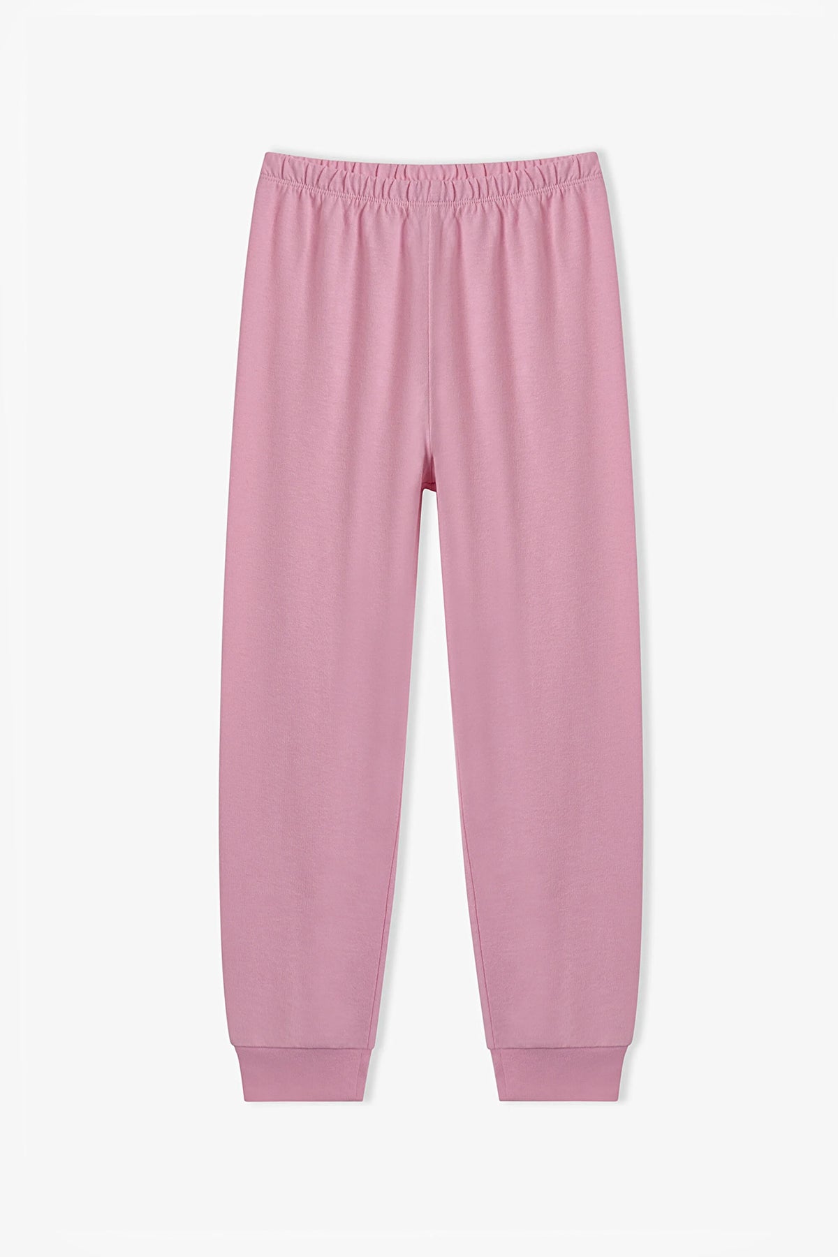 Kız Çocuk Pembe Loving Unicorn Pamuklu Uzun Kollu Pijama Takımı