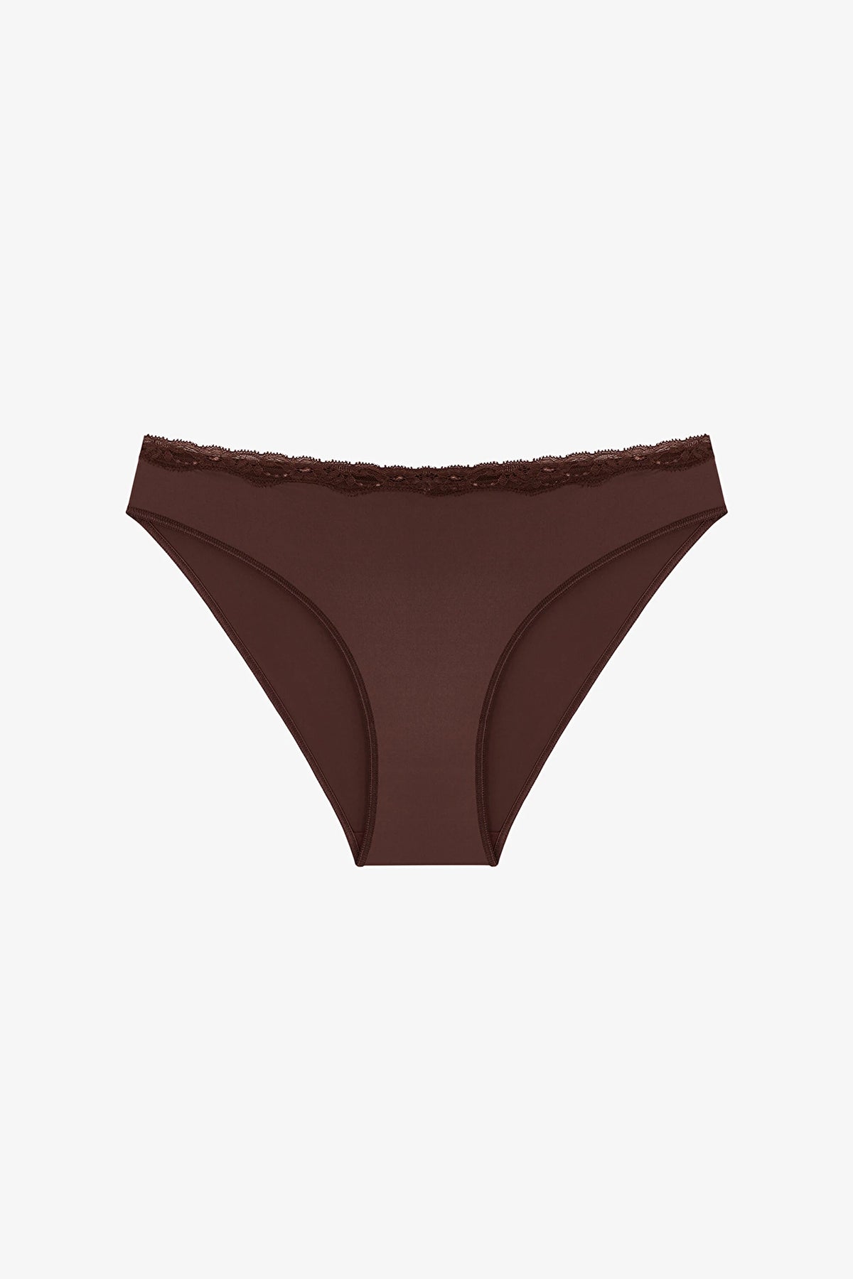 Kahverengi Cream Slip Külot