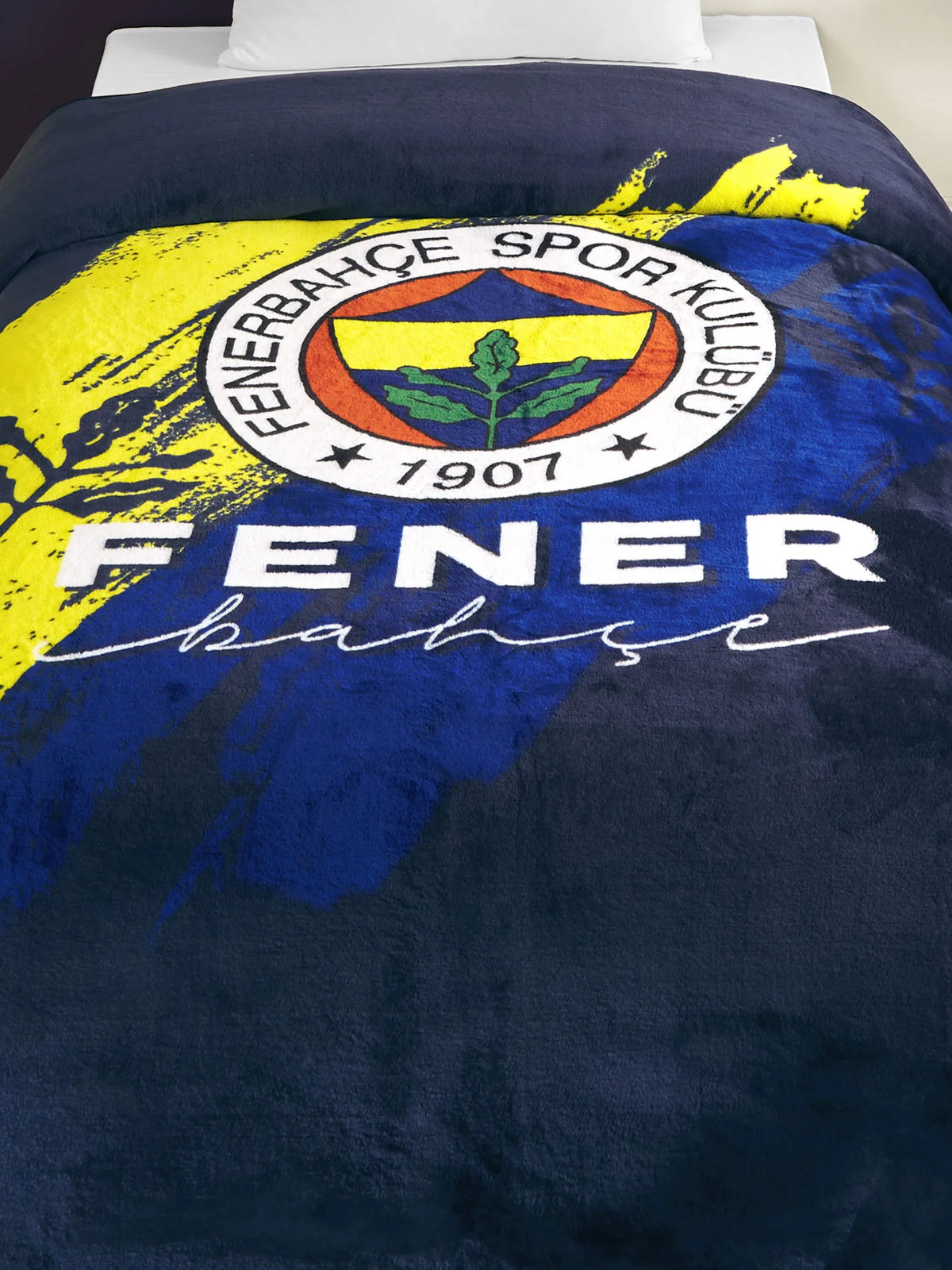 Fenerbahçe Lacivert Fanatik Battaniye 160x220 Cm