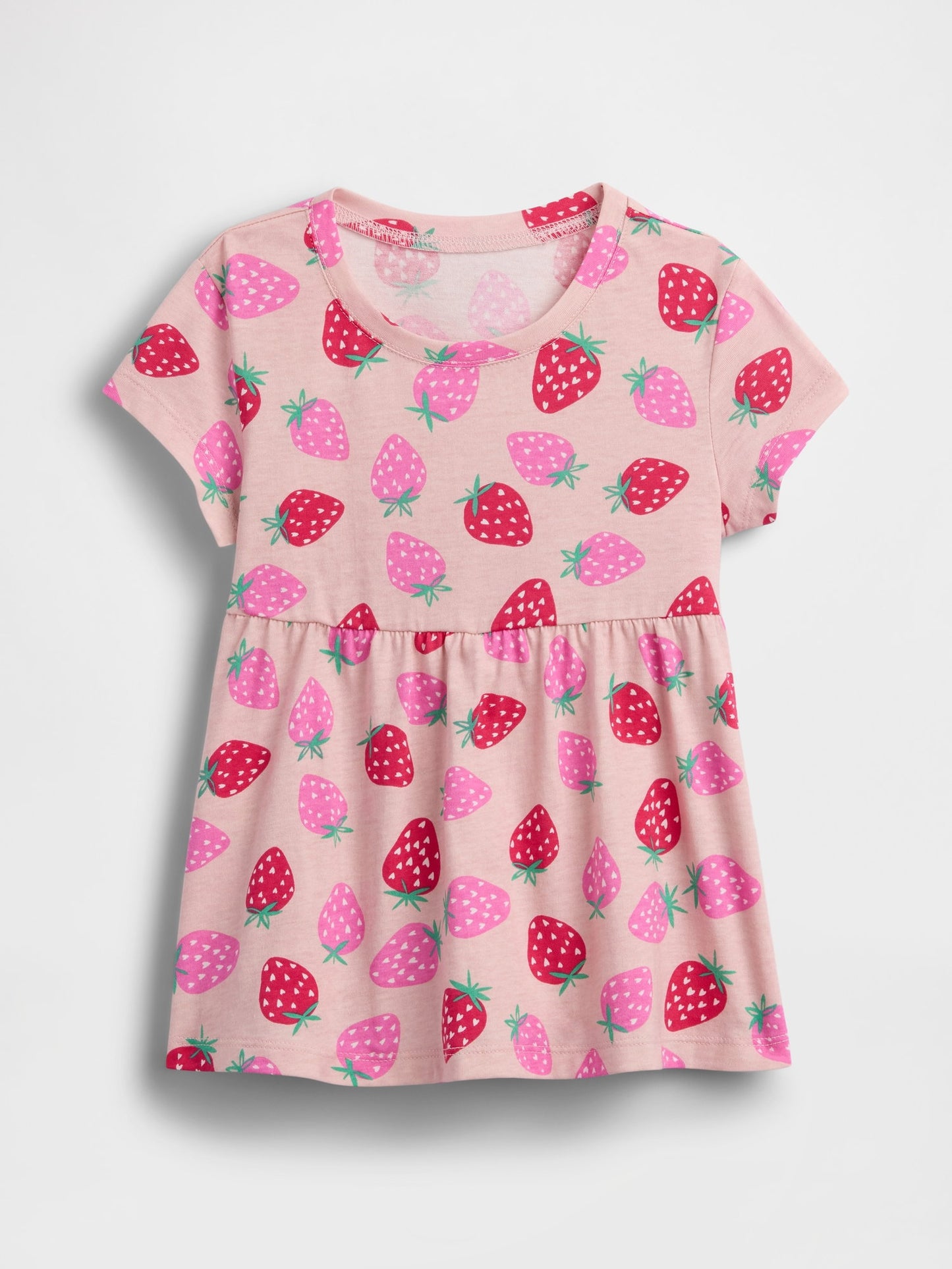 Pembe Mix & Match Babydoll Tunik Elbise