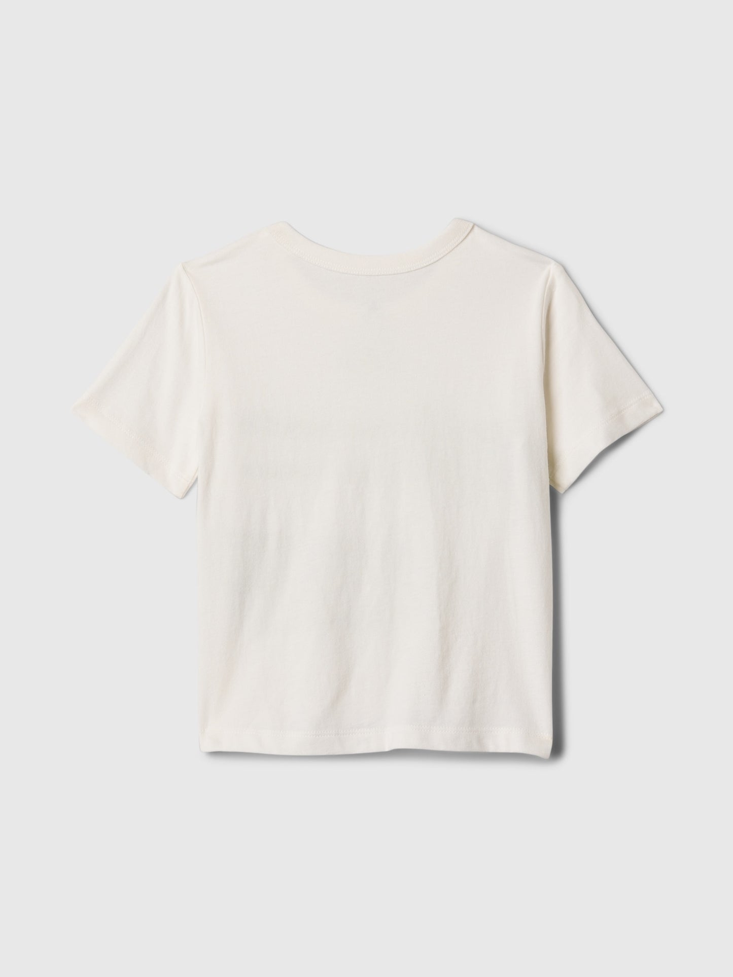 Kırık Beyaz Grafik Baskılı T-shirt