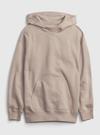 Pembe Oversize Kapüşonlu Sweatshirt