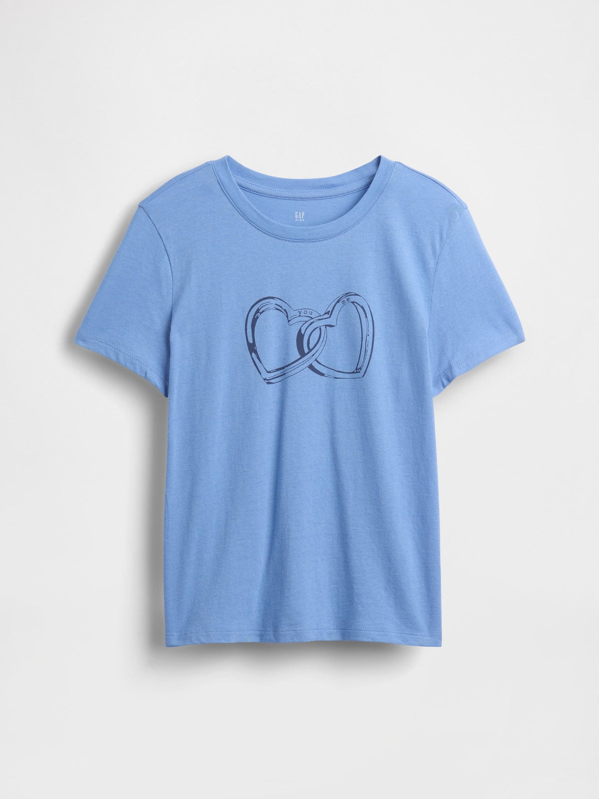 Mavi Relaxed Grafik Baskılı T-shirt