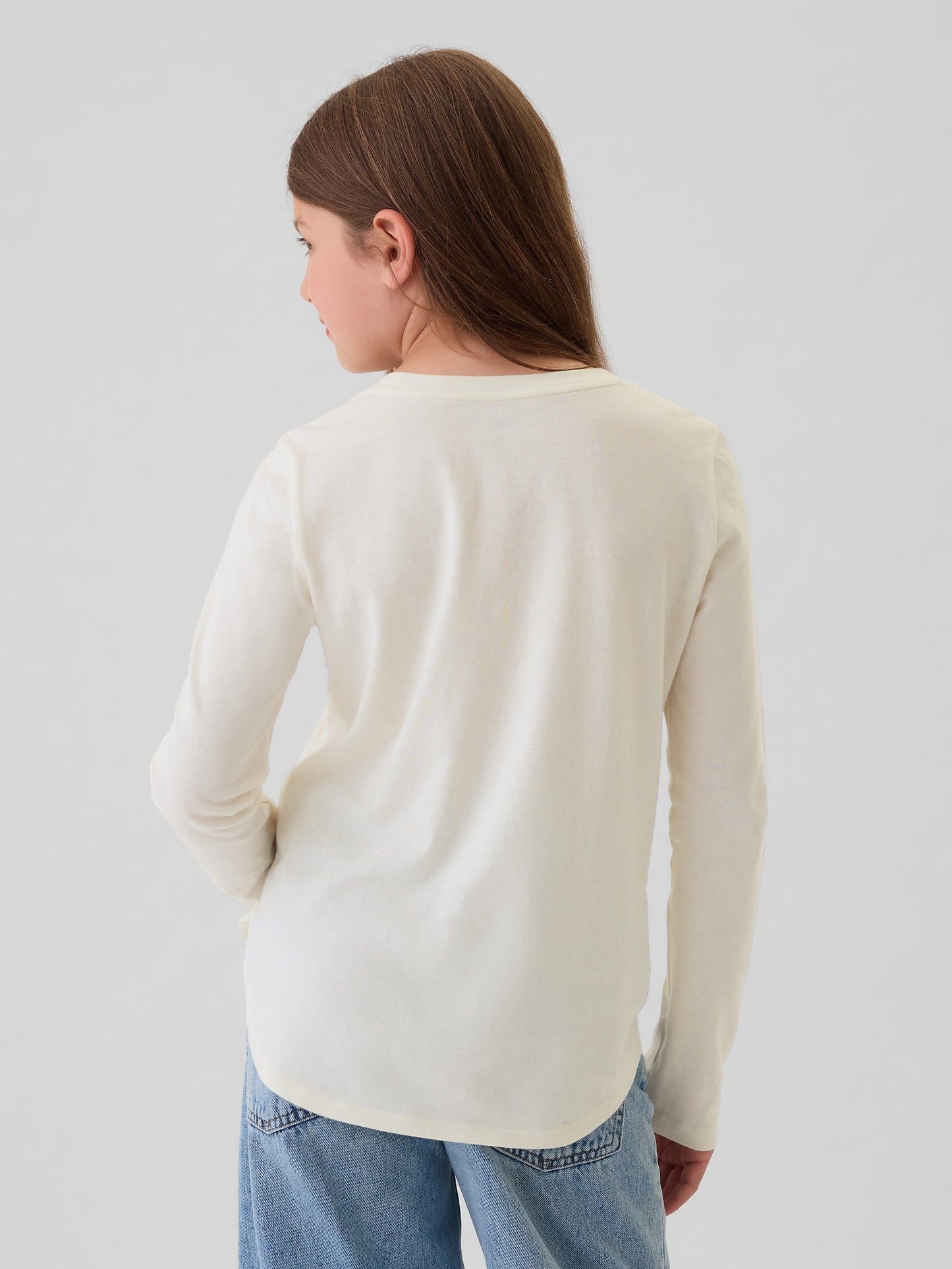 Kırık Beyaz Flippy Pullu T-shirt