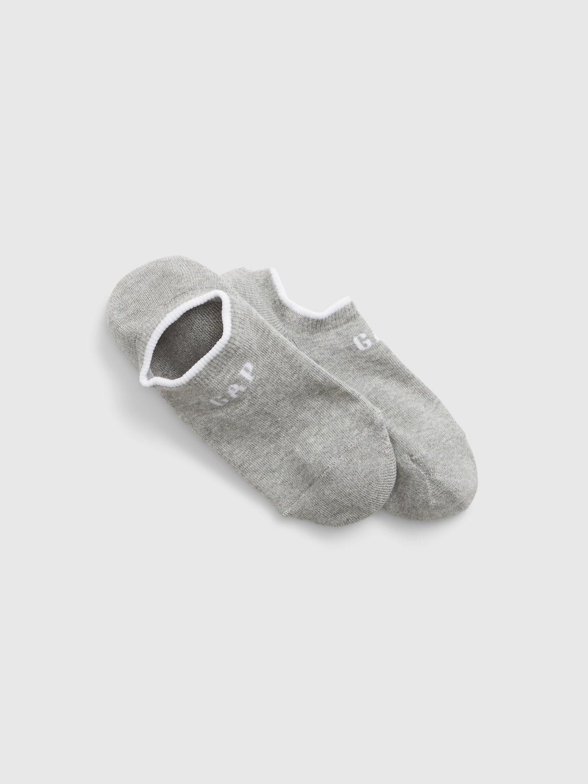 Gri Gap Logo Ankle Çorap Seti (2'li)