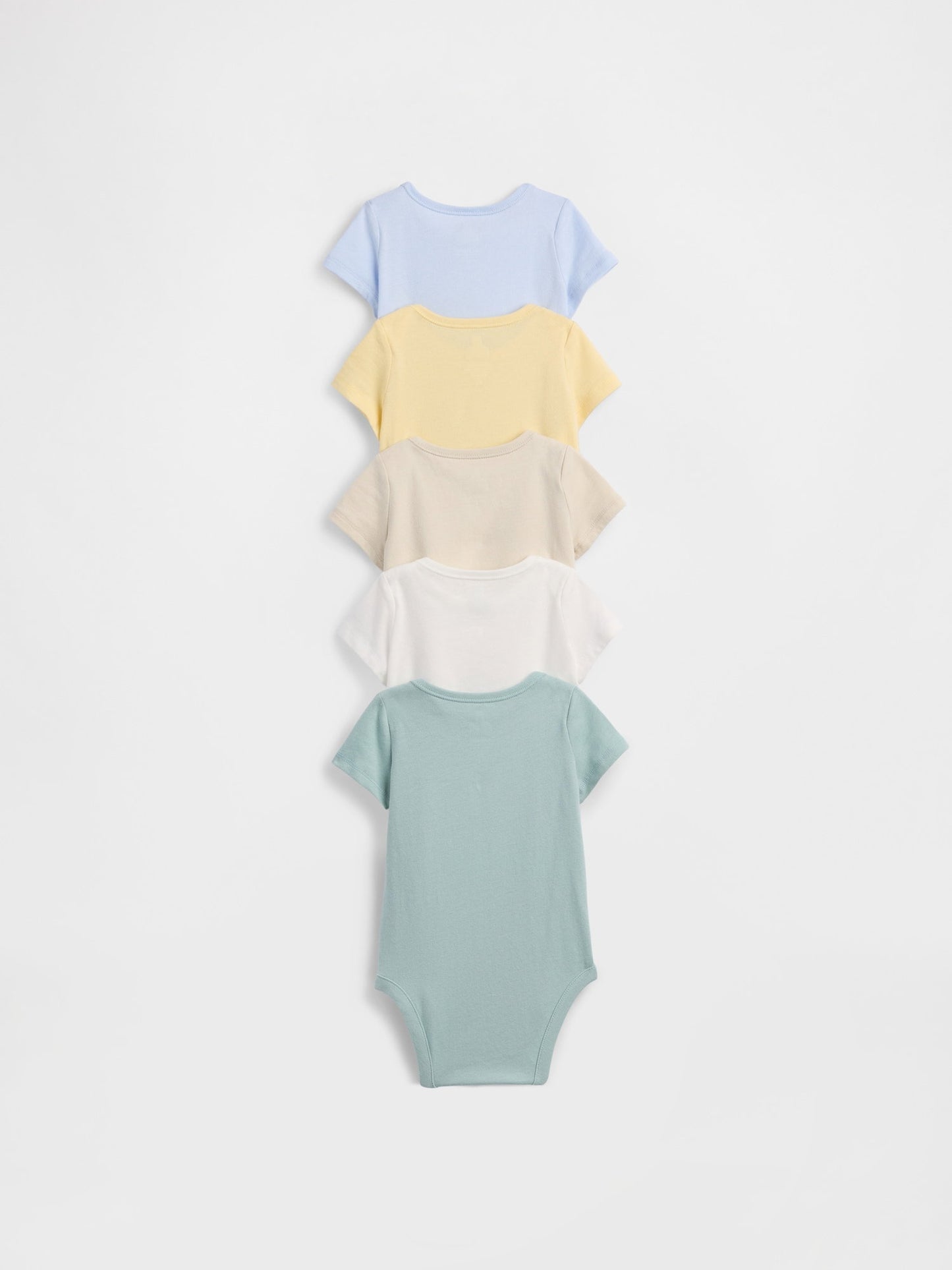 Çok Renkli First Favorites Organik Pamuk Bodysuit (5'li)