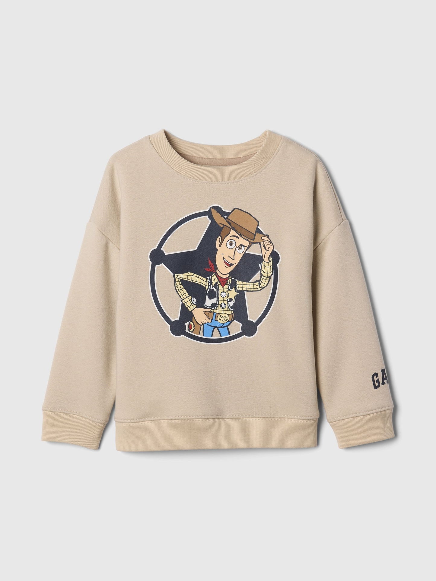 Kahverengi Disney Mickey Mouse Grafikli Sweatshirt
