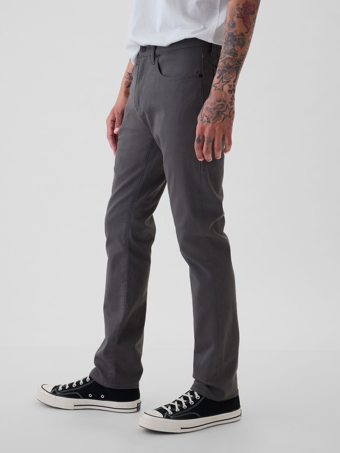 Gri Gapflex Slim Fit City Max Jean Pantolon