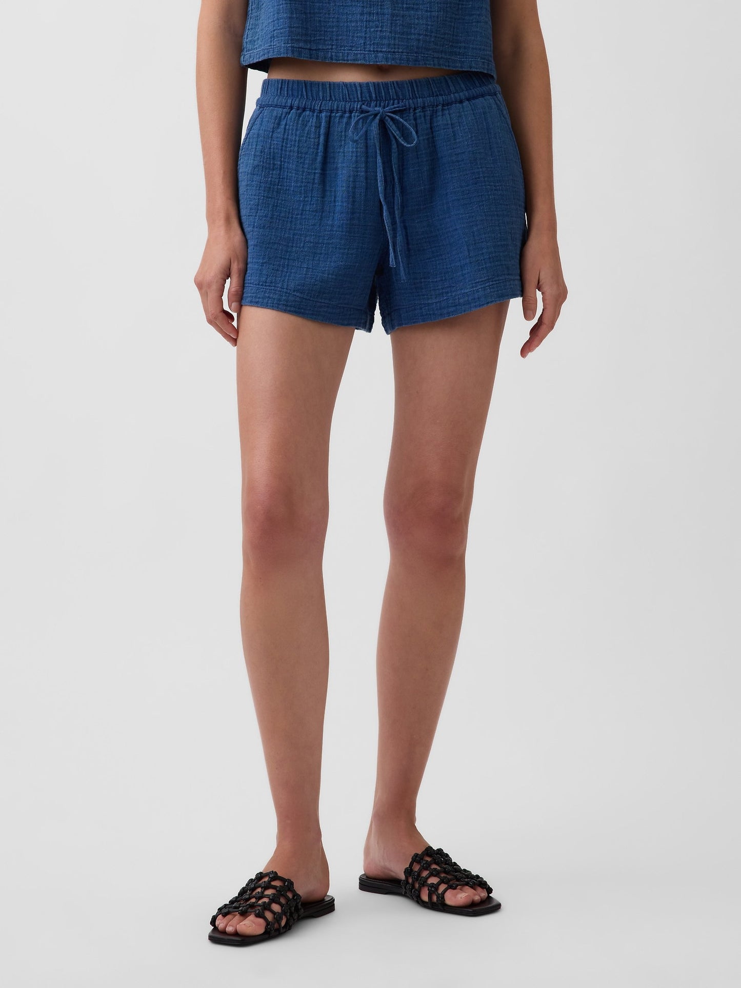 Mavi 4 Pamuk Gauze Denim Easy Şort