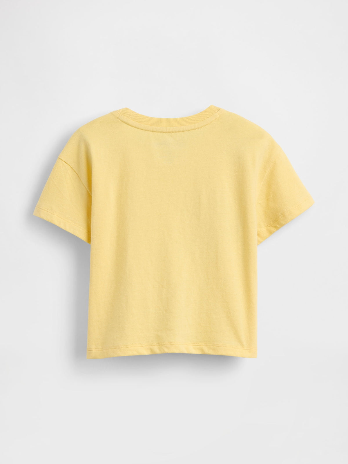 Sarı Grafik Baskılı T-shirt