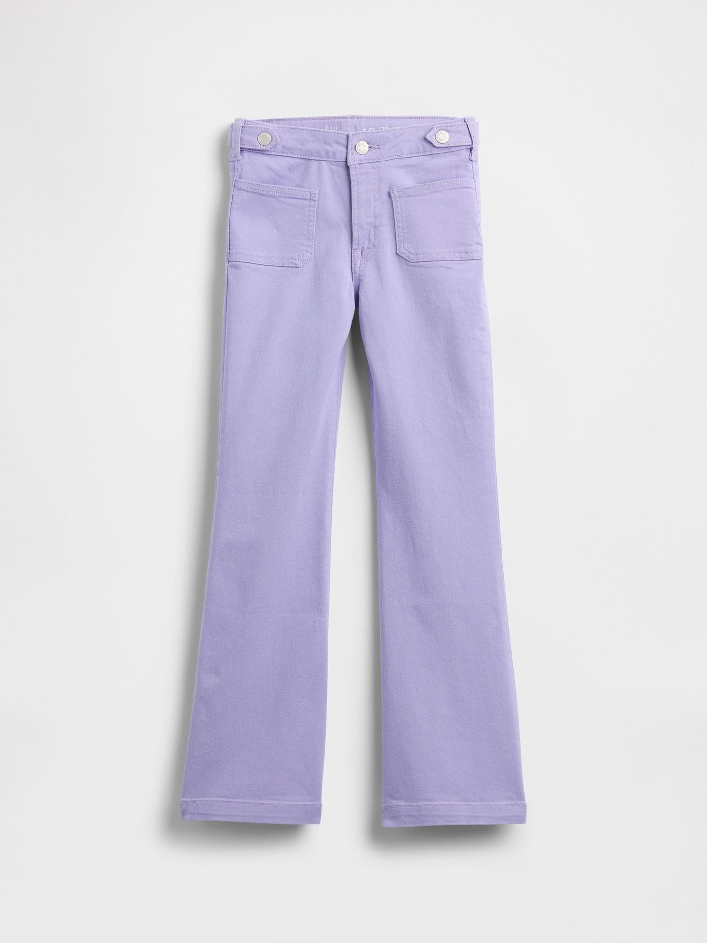 Lila High Rise '70s Flare Jean Pantolon