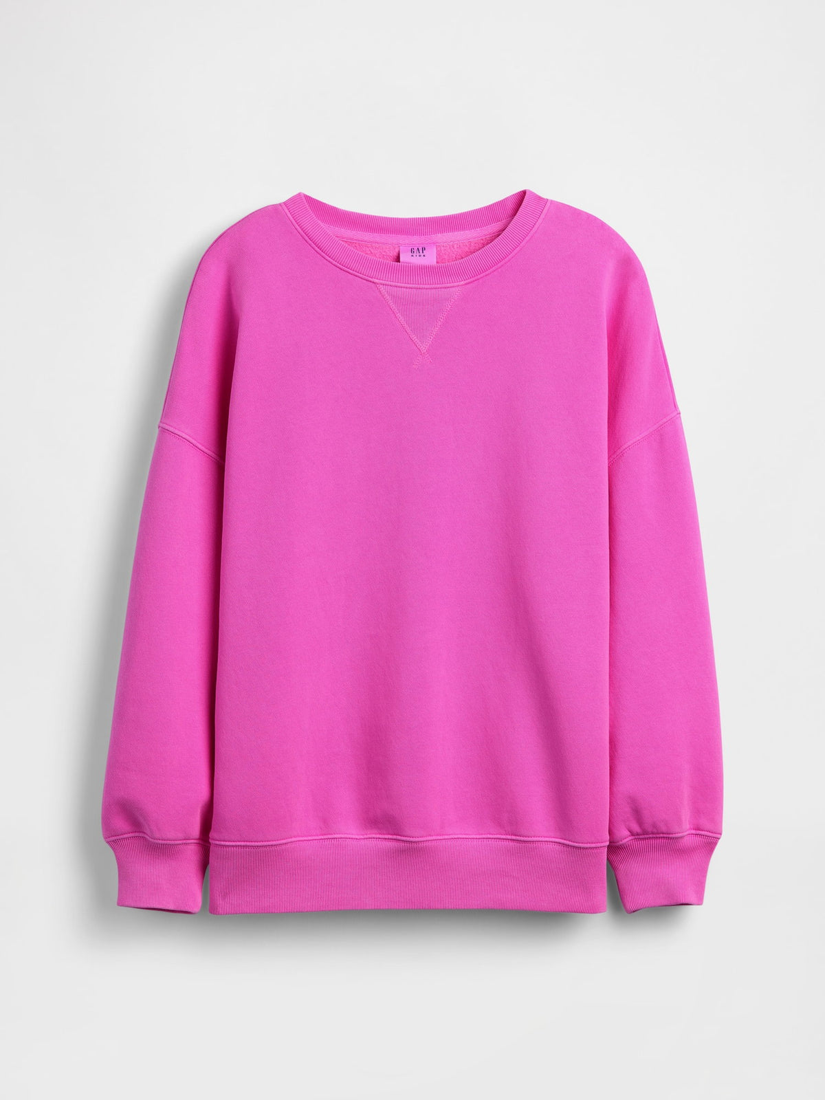 Açık Mavi Vintagesoft Oversized Tunik Sweatshirt