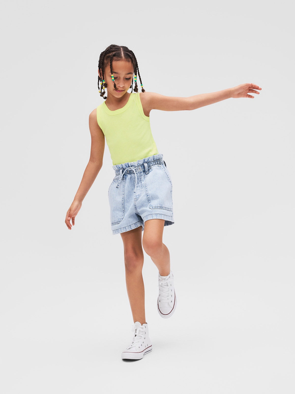 Mavi High Rise Relaxed Pull-on Utility Şort
